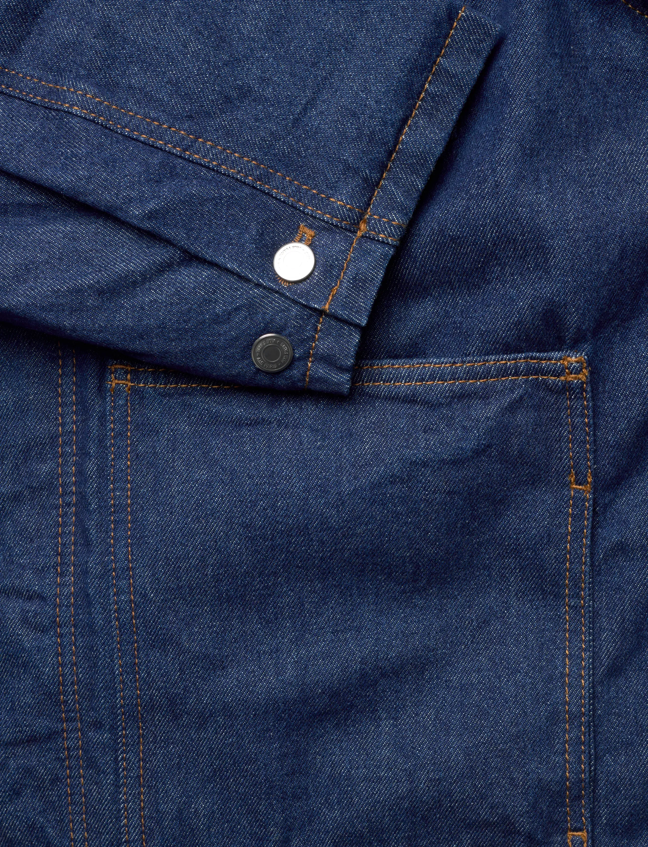 AMI - PADDED WORKER JACKET - frühlingsjacken - 402 : indigo - 3