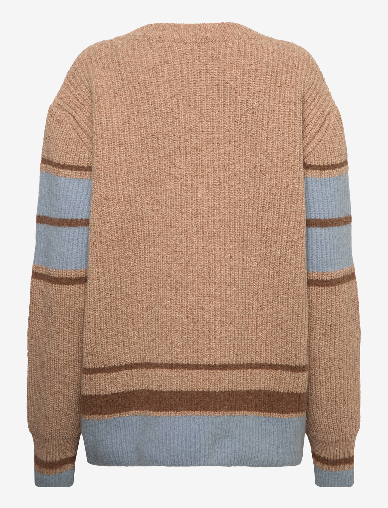 AMI - COLLEGE SWEATER - jumpers - 280 : camel - 1
