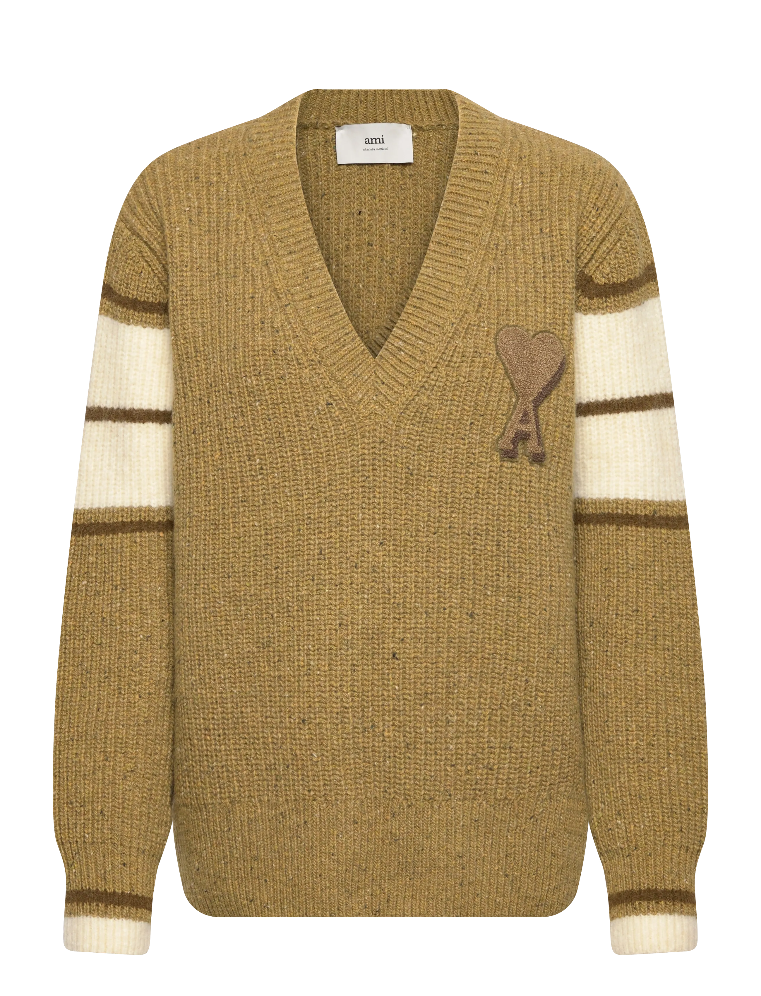 AMI College Pullover Beige - XS - Damen