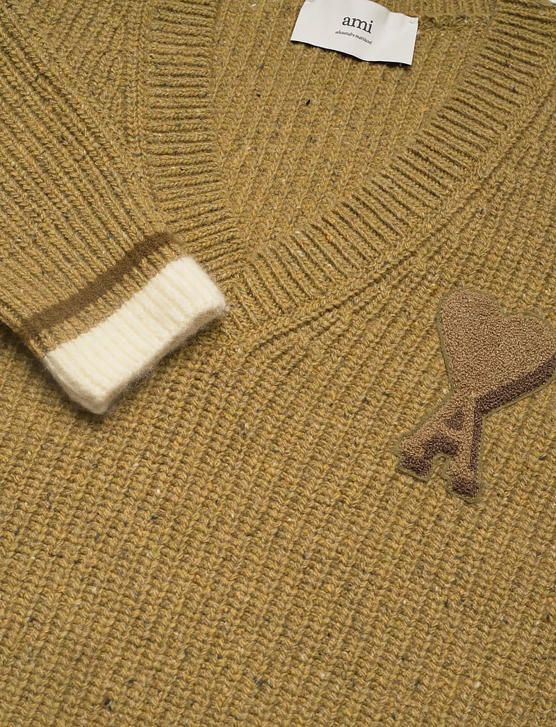 AMI - COLLEGE SWEATER - trøjer - 374 : vert lichen - 2