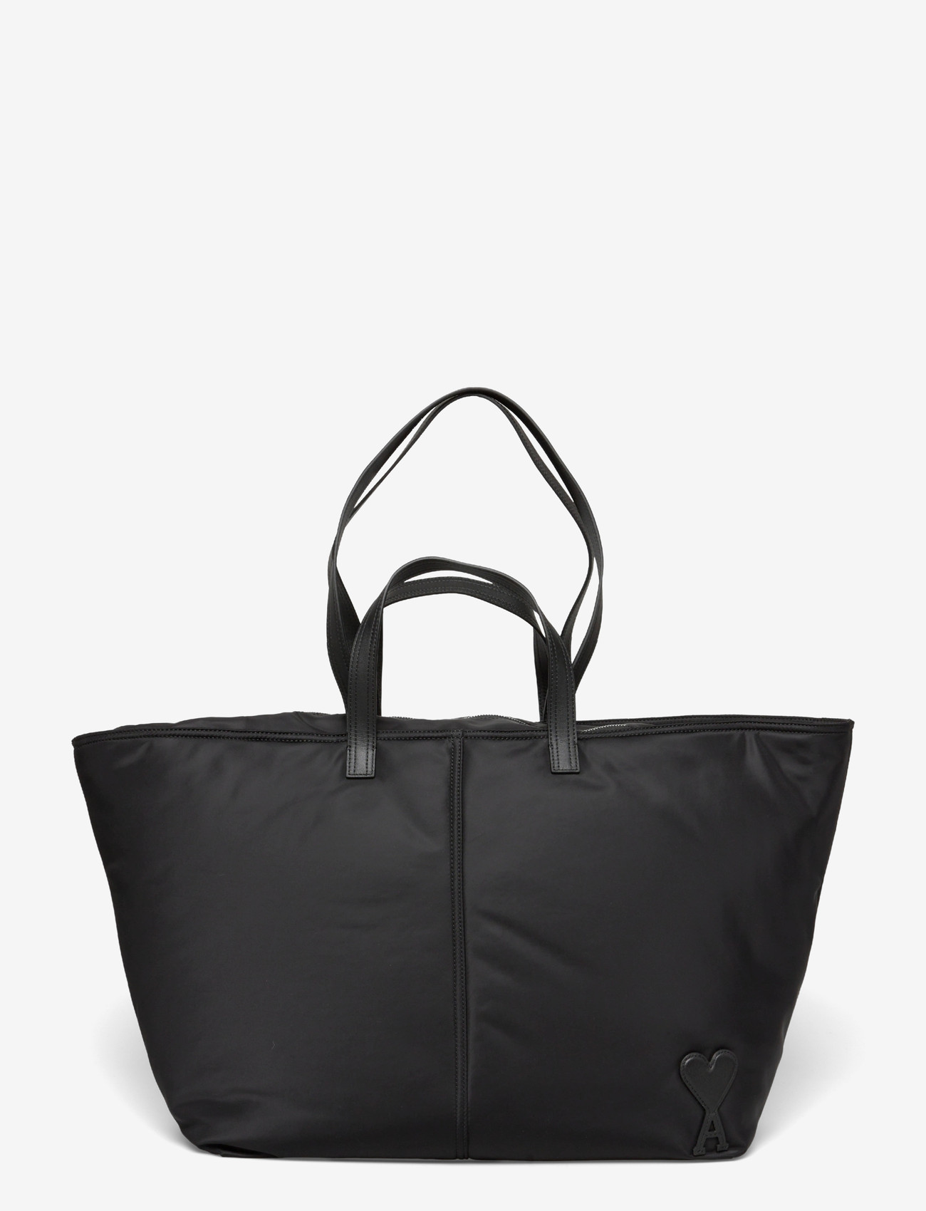AMI - MARCEL SHOPPING BAG - tote-stiilis kotid - 001 : noir - 0