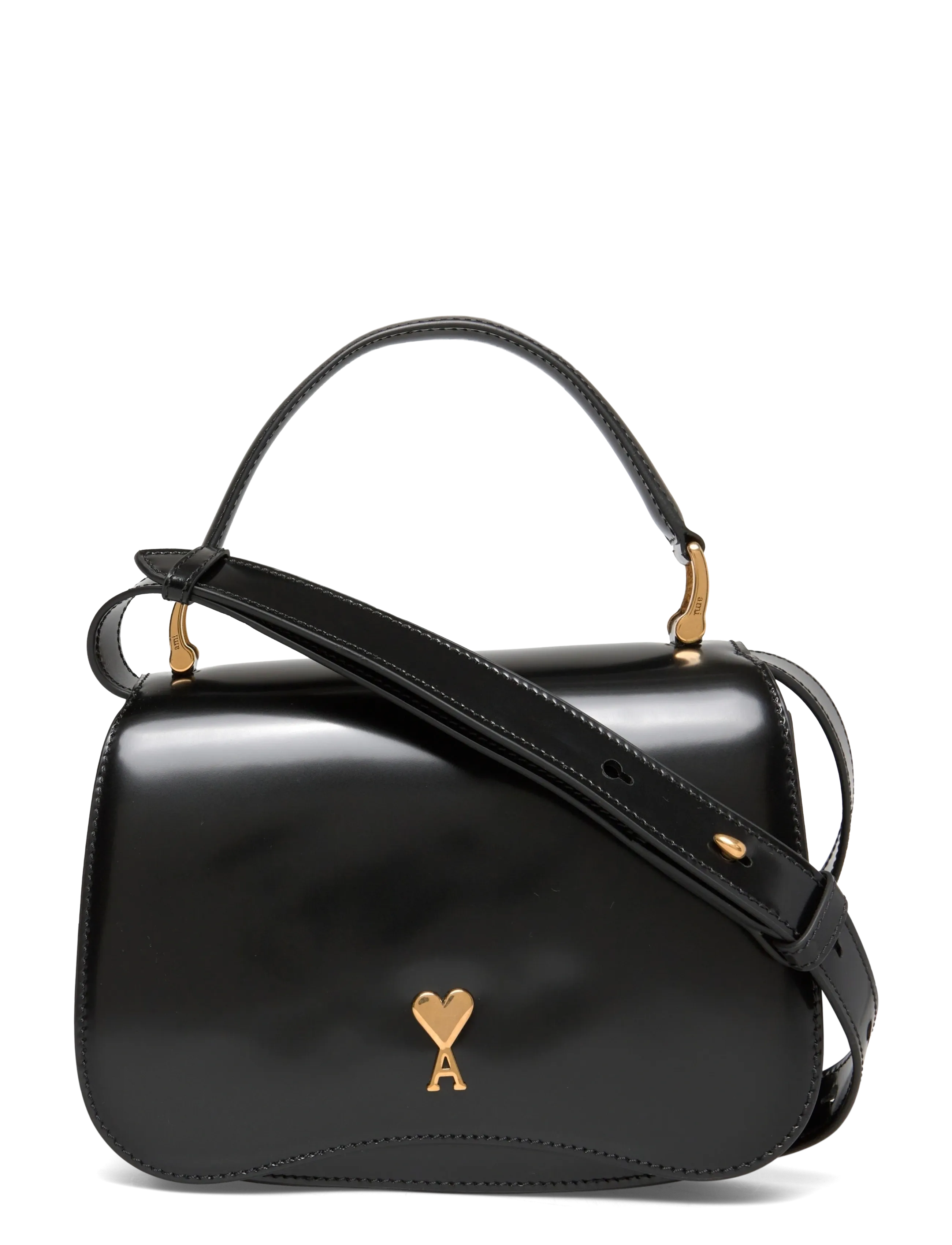AMI TOP HANDLE PARIS PARIS BAG - Handväskor - 001 : NOIR / black