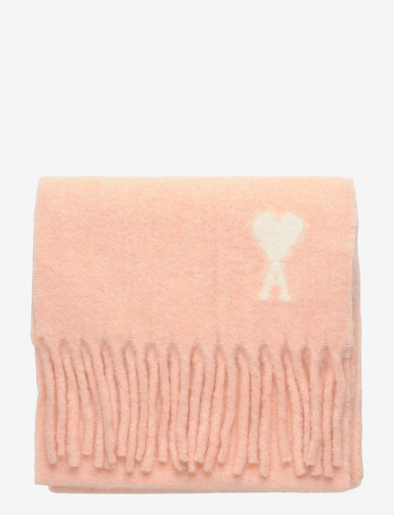 AMI - OFF WHITE AMI DE COEUR SCARF - vardagsstil - 680 : poudre - 1