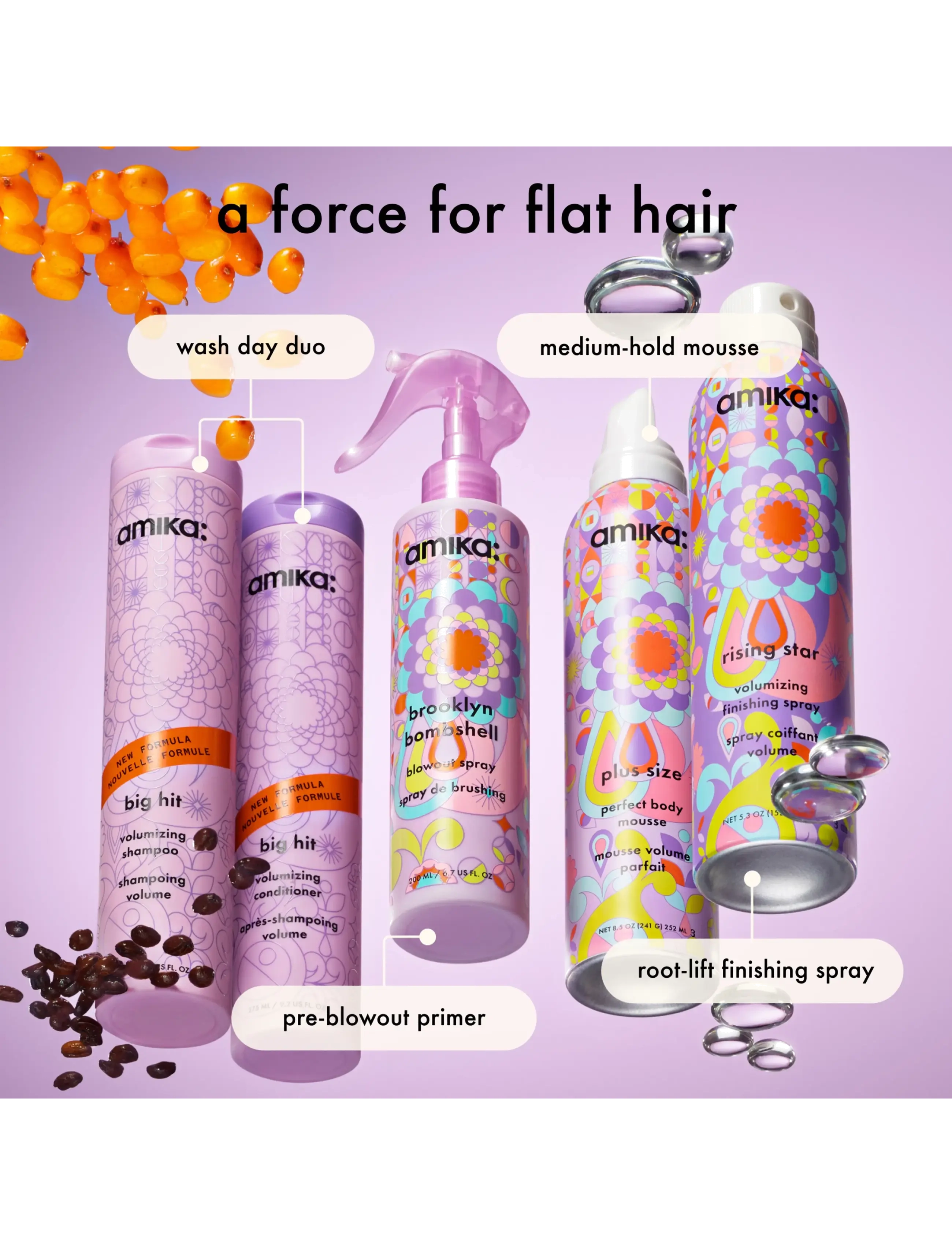 AMIKA - Brooklyn Bombshell Blowout Volume Spray - volumensprays - no color - 5