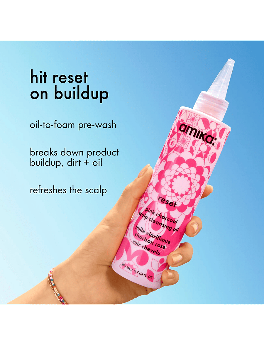 AMIKA - Reset - Pink Charcoal Scalp Cleansing Oil - scalp treatment - clear - 2