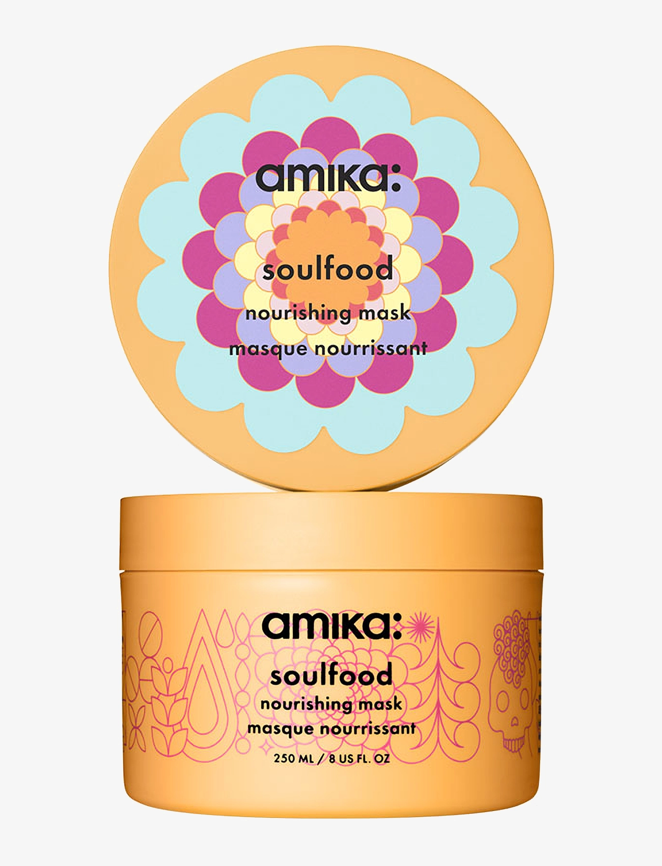 AMIKA Soulfood Nourishing Mask, Hair Ansigtsmaske, Nude, Str: 250 ML