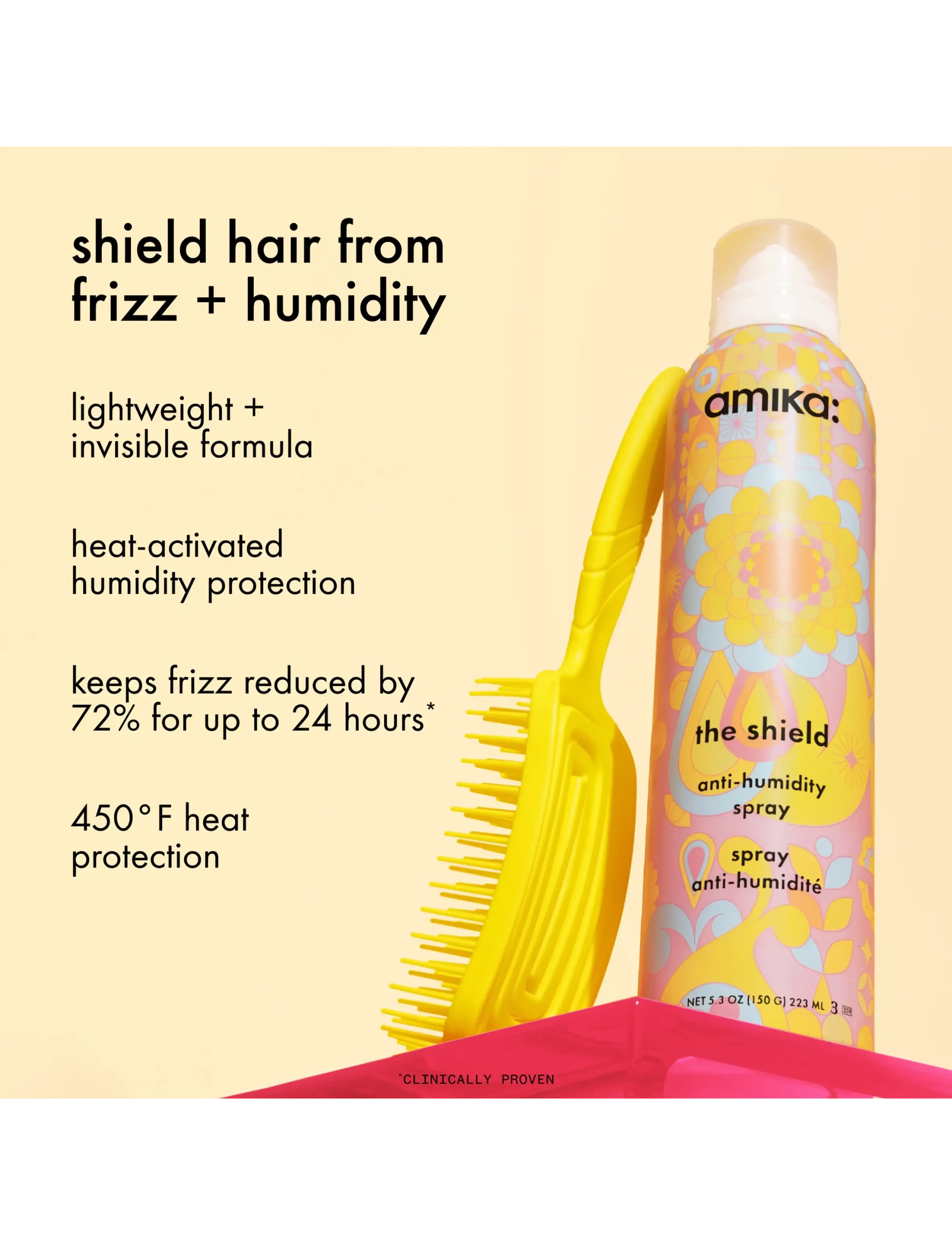 AMIKA - The Shield Anti-Humidity Spray - hårstyling - no color - 2