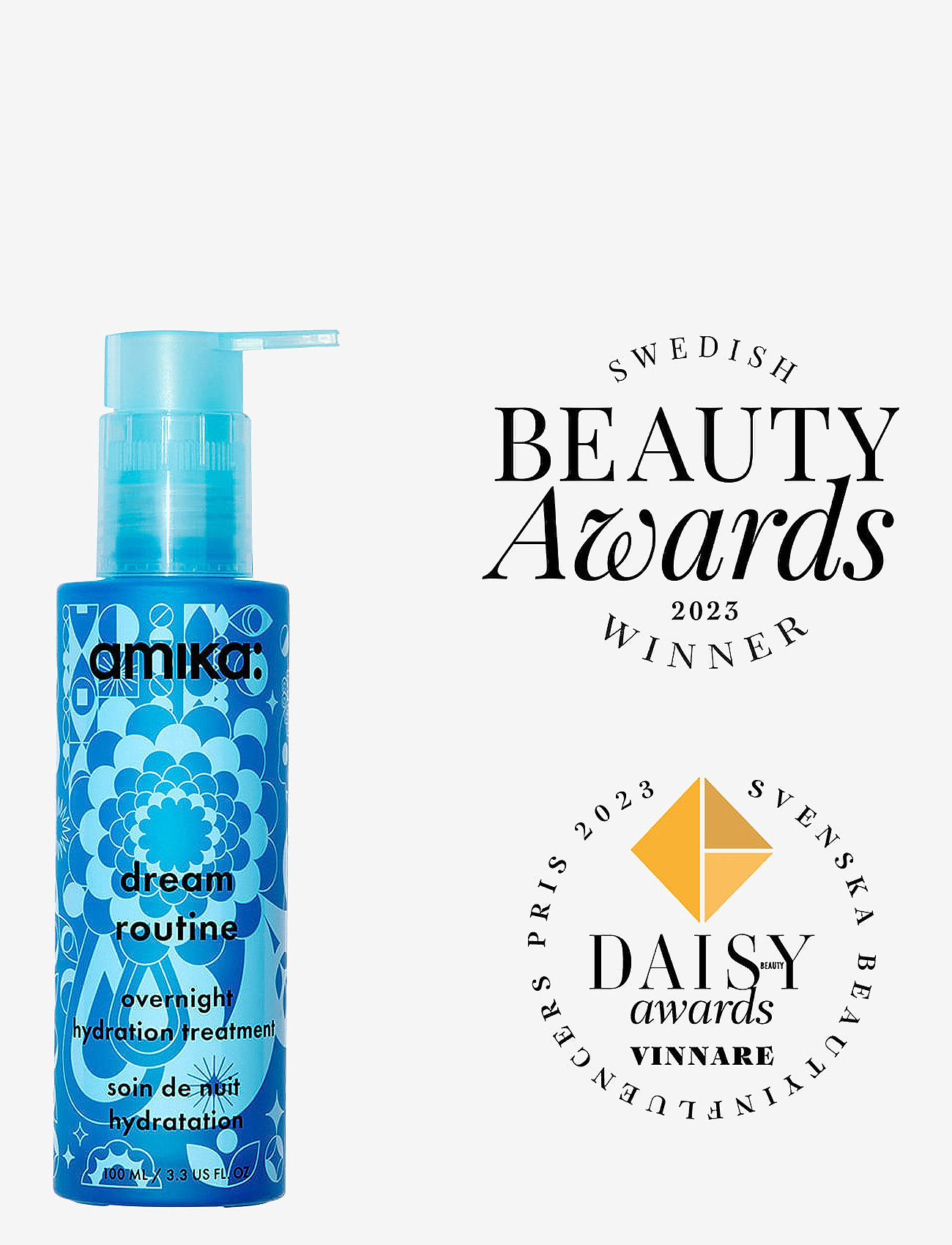 AMIKA - Dream Routine Overnight Hydration Mask - hårmasker - no color - 1