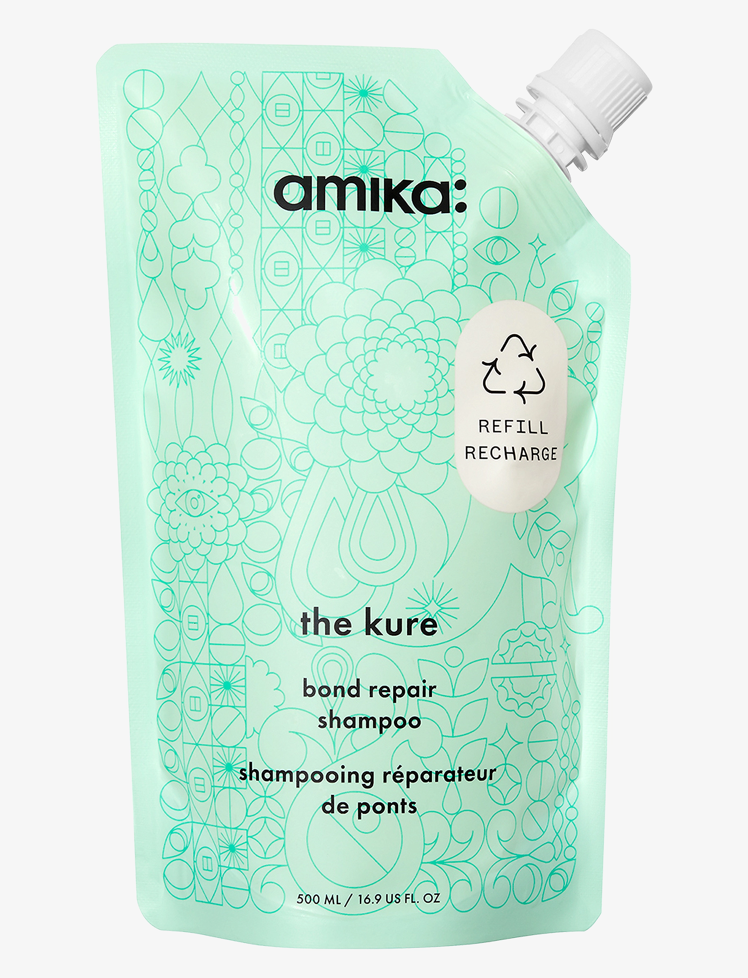 AMIKA The Kure Bond Repair Shampoo - Hårprodukter - NO COLOR / undefined