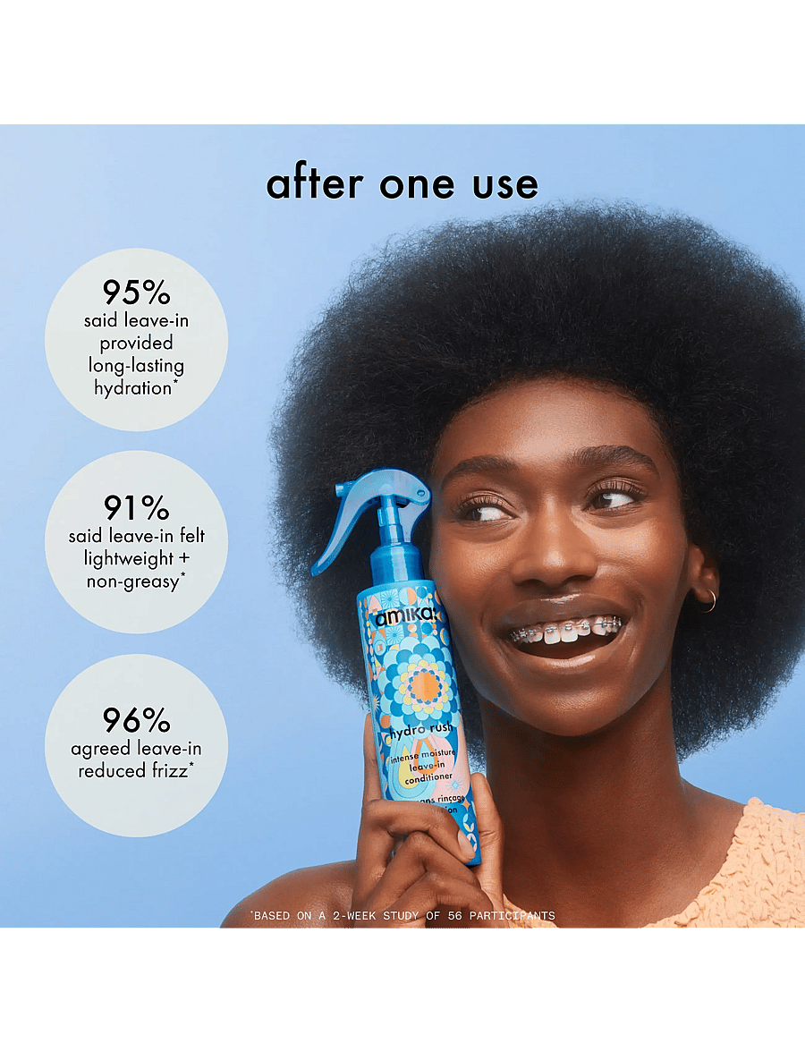 AMIKA - Hydro Rush Intense Moisture LeaveIn Conditioner - sommerens hårprodukter - no color - 4