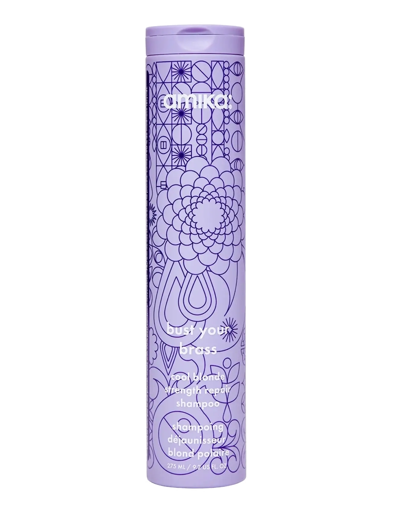 AMIKA Bust Your Brass Cool Blonde Repair Shampoo - Ilutooted meestele - NO COLOR / undefined