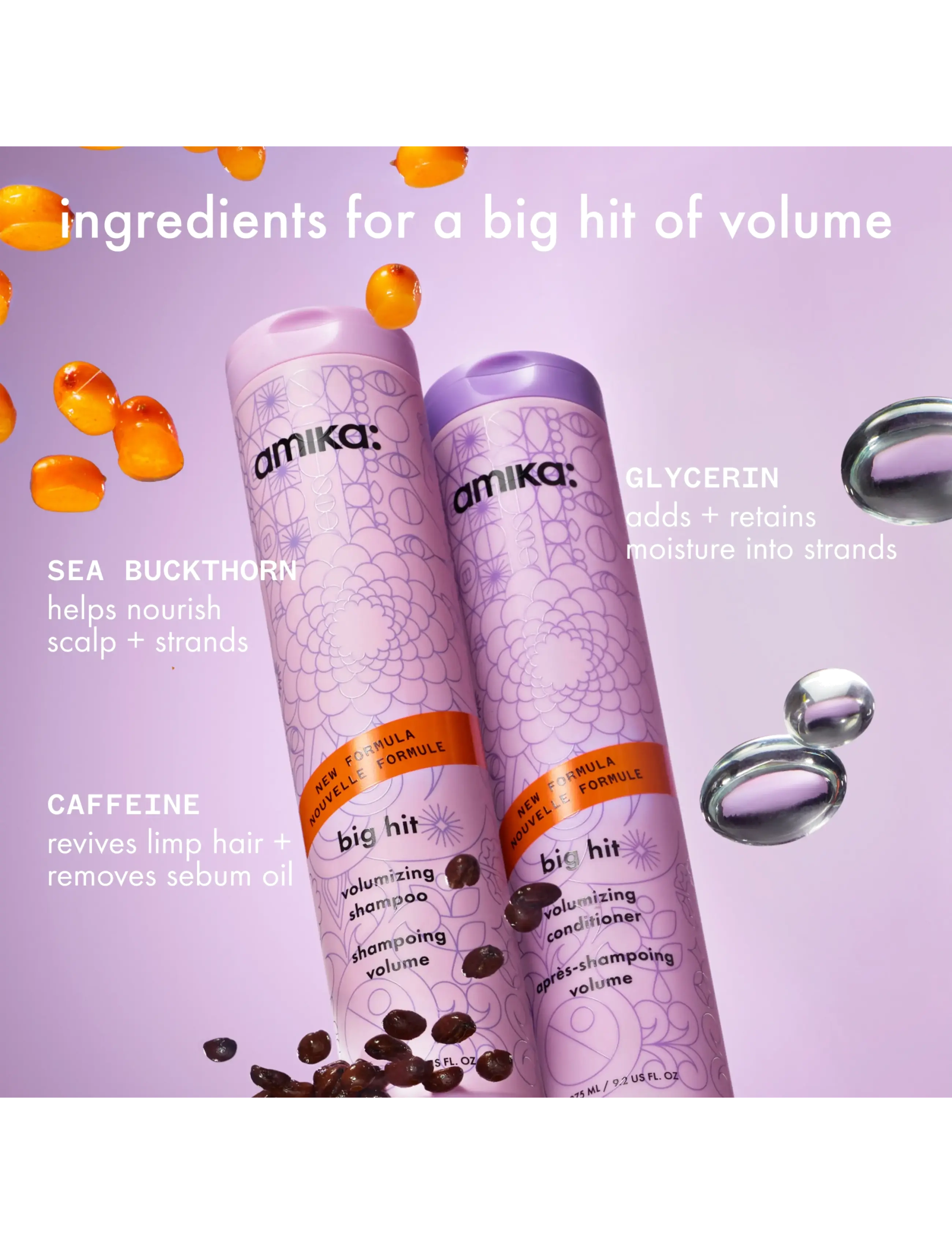 AMIKA - Big Hit Volumizing Shampoo - shampoo - no color - 3