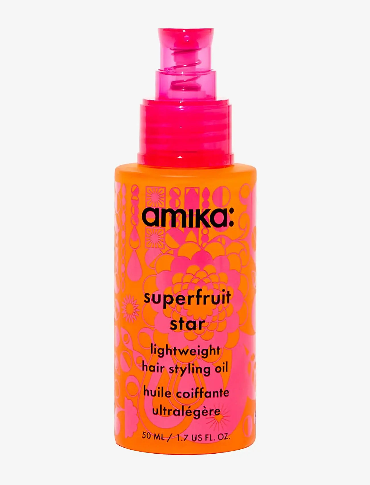 AMIKA - Superfruit Star Lightweight Hair Styling Oil - sommerens hårprodukter - no color - 0