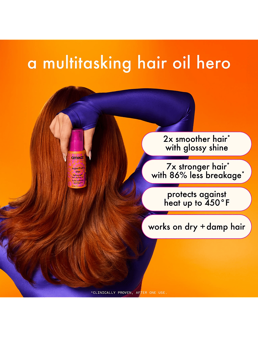 AMIKA - Superfruit Star Lightweight Hair Styling Oil - juuksed - no color - 2