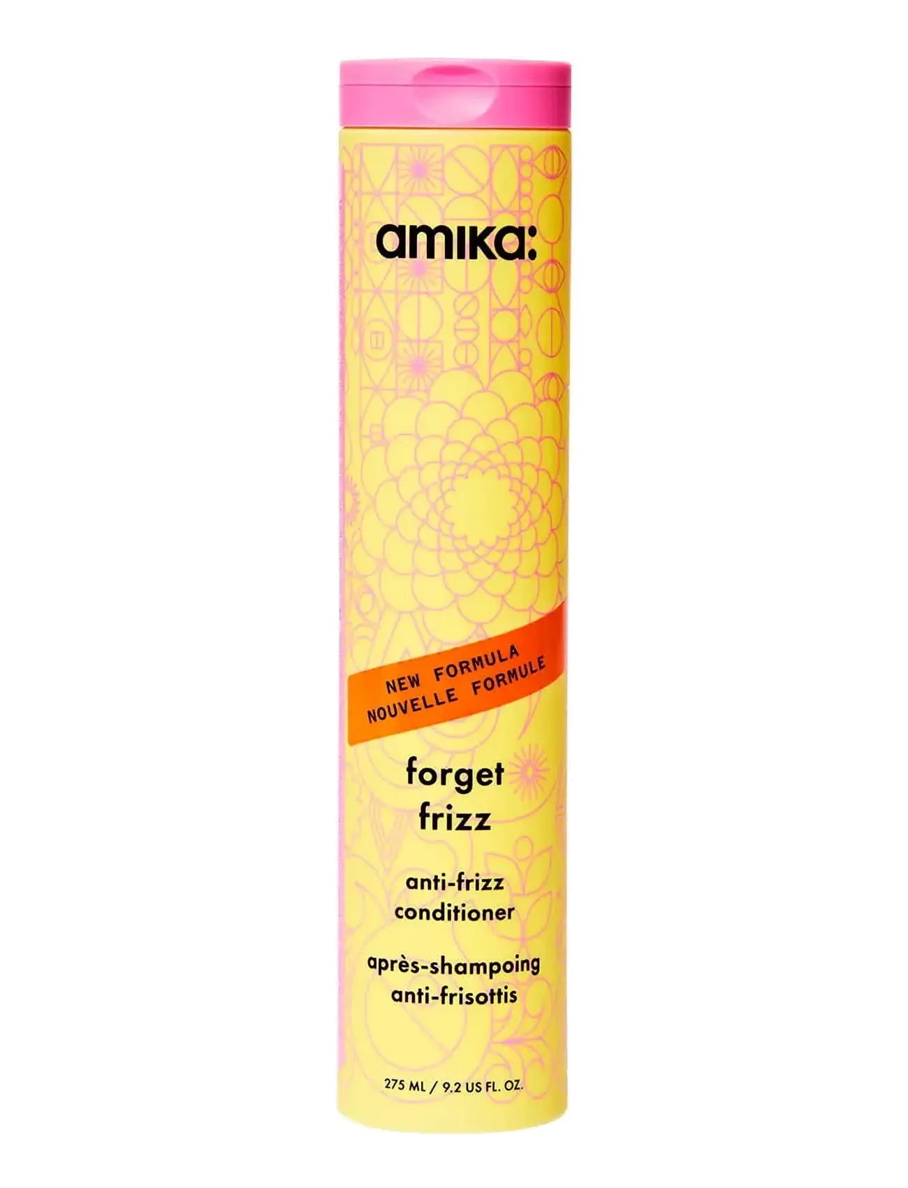 AMIKA Forget Frizz Anti-Frizz Conditioner, Balsam, Nude, Str: 275 ML