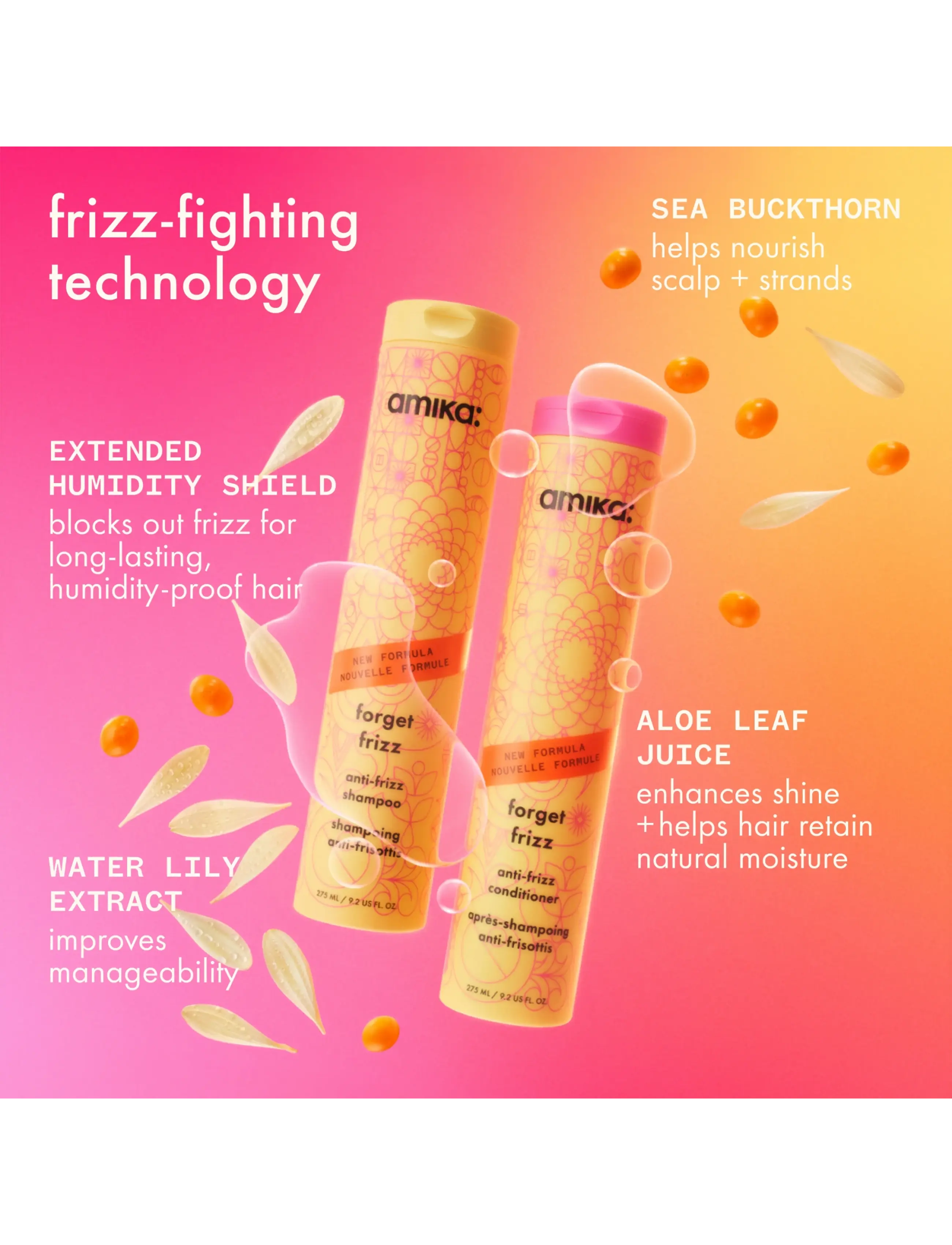 AMIKA - Forget Frizz Anti-Frizz Conditioner - palsam - no color - 3