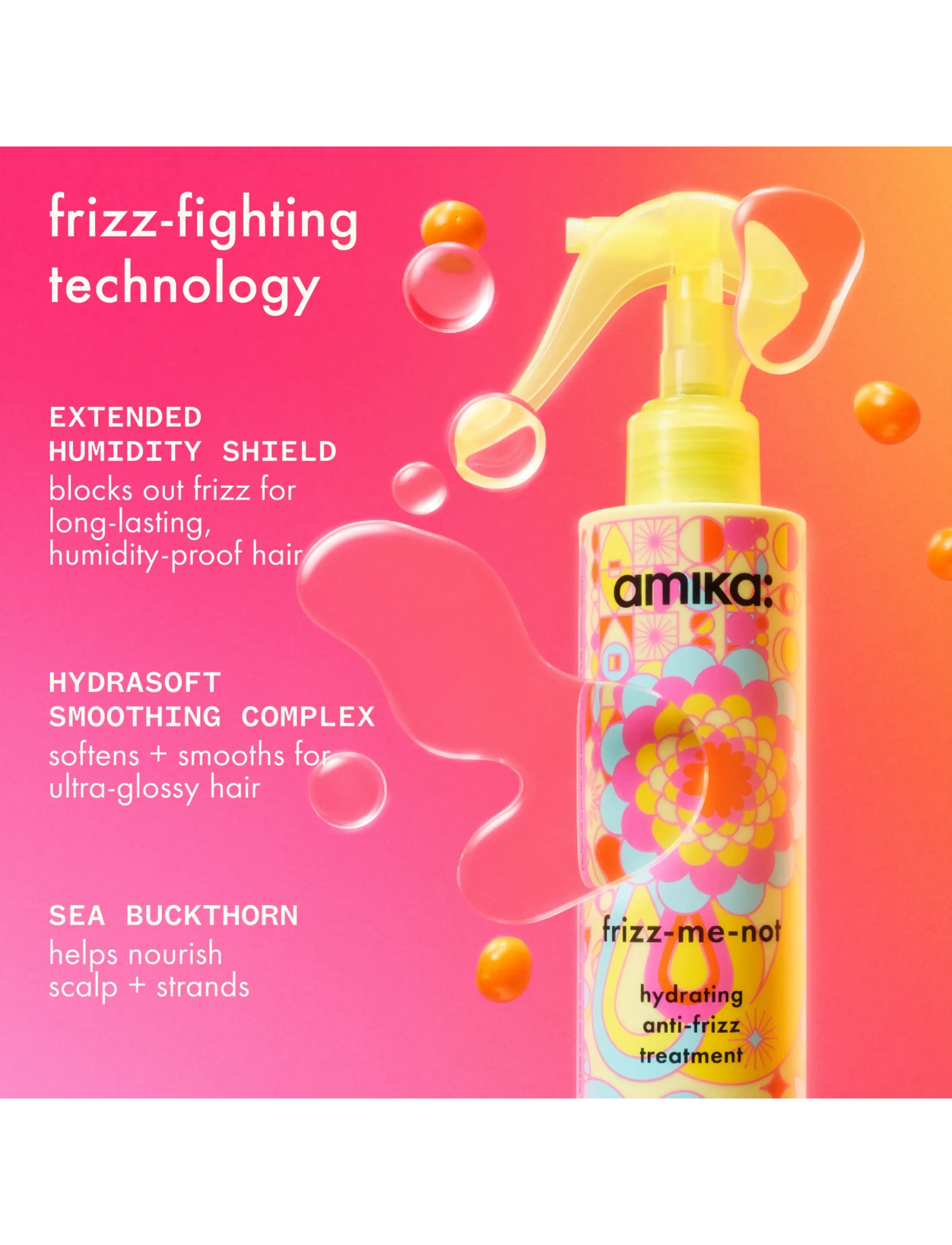 Amika Frizz-Me-Not Hydrating Anti-Frizz Treatment behandling dam – bild 5