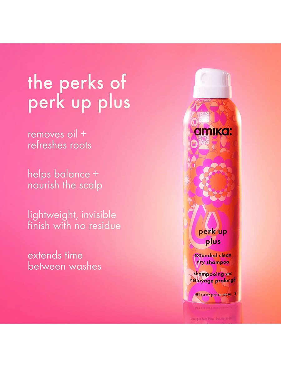 AMIKA - Perk Up Plus Extended Clean Dry Shampoo - sommarens hårprodukter - no color - 2