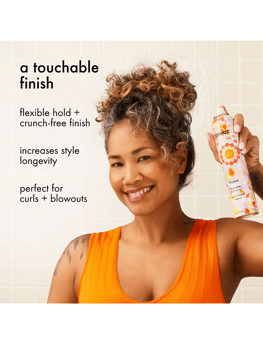 AMIKA - Fluxus Touchable Hairspray - hårspray - no color - 2