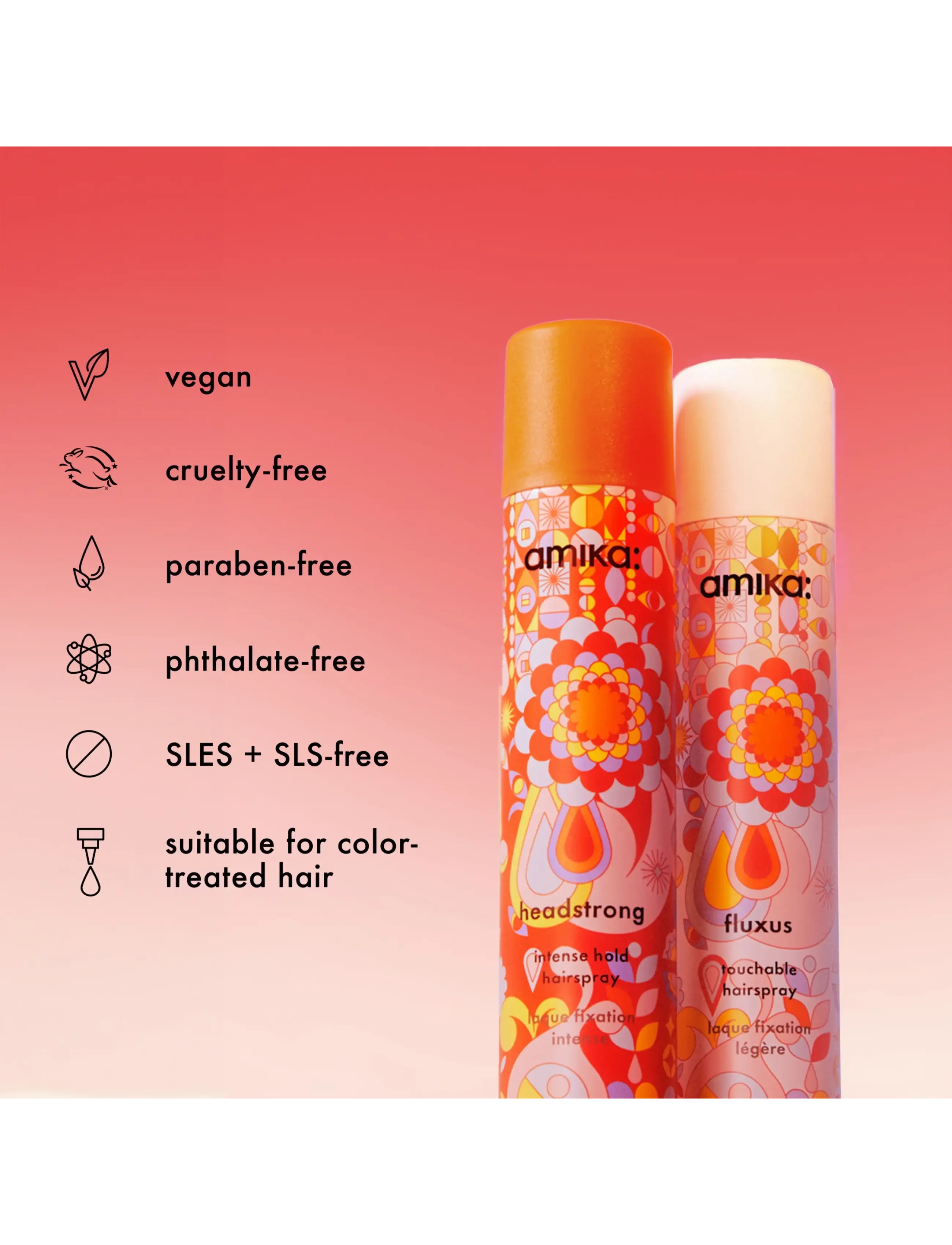 AMIKA - Fluxus Touchable Hairspray - hårspray - no color - 4