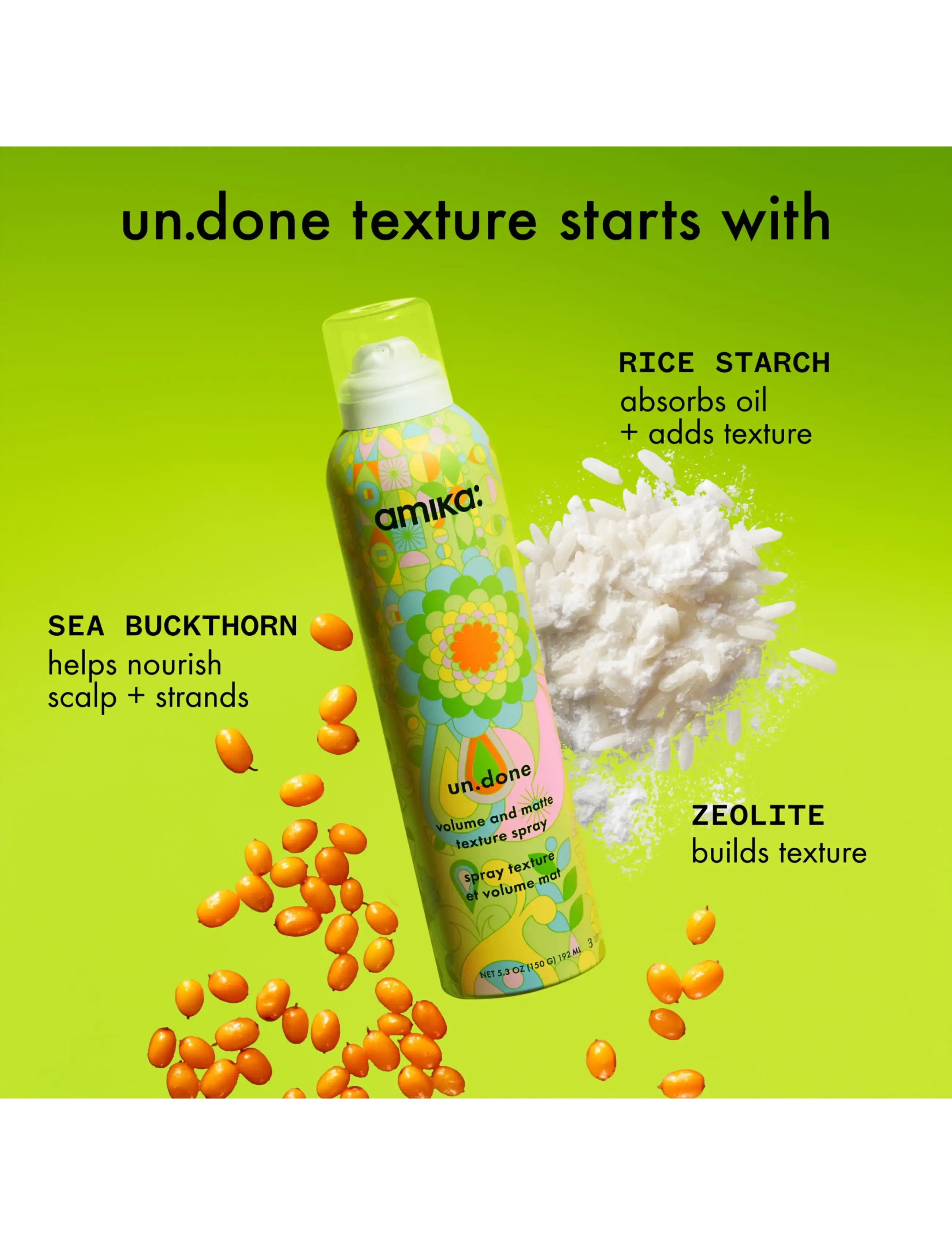 AMIKA - Un.Done Volume & Texture Spray - volymspray - no color - 3