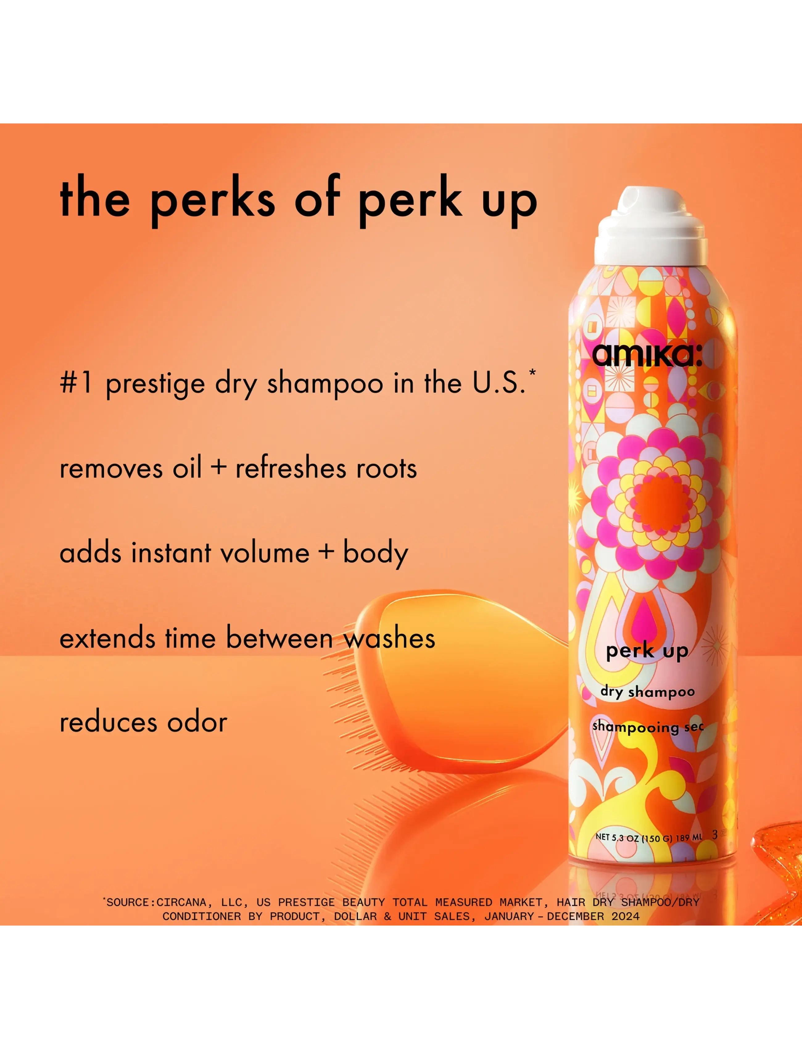 AMIKA - Perk Up Dry Shampoo - kuivšampoon - no color - 2