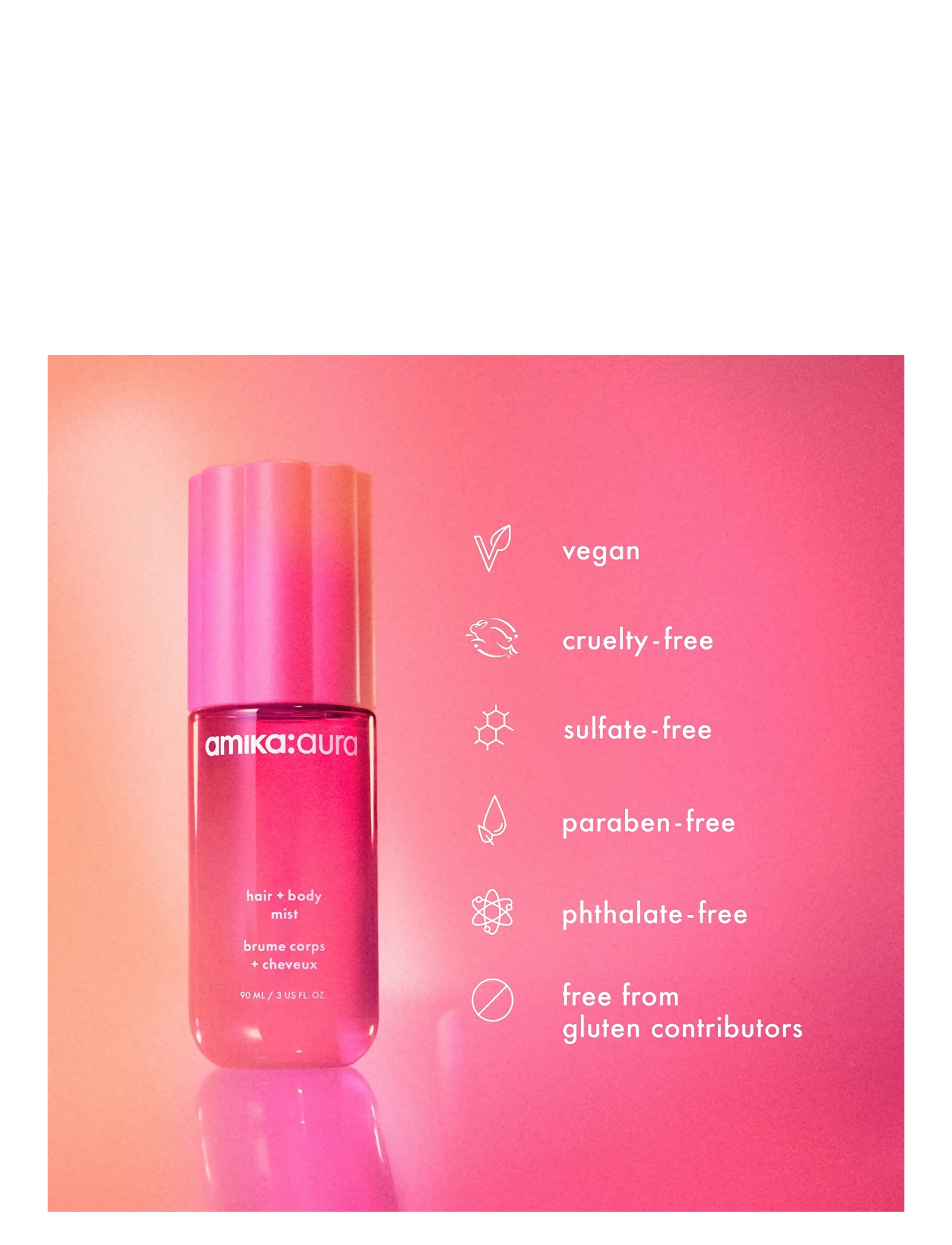 AMIKA - Aura Hair & Body Mist - parfumer - no color - 2