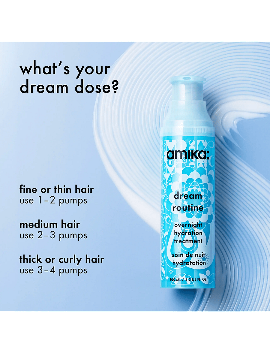 AMIKA - Dream Routine Overnight Hydration Mask - hårinpackning - no color - 4
