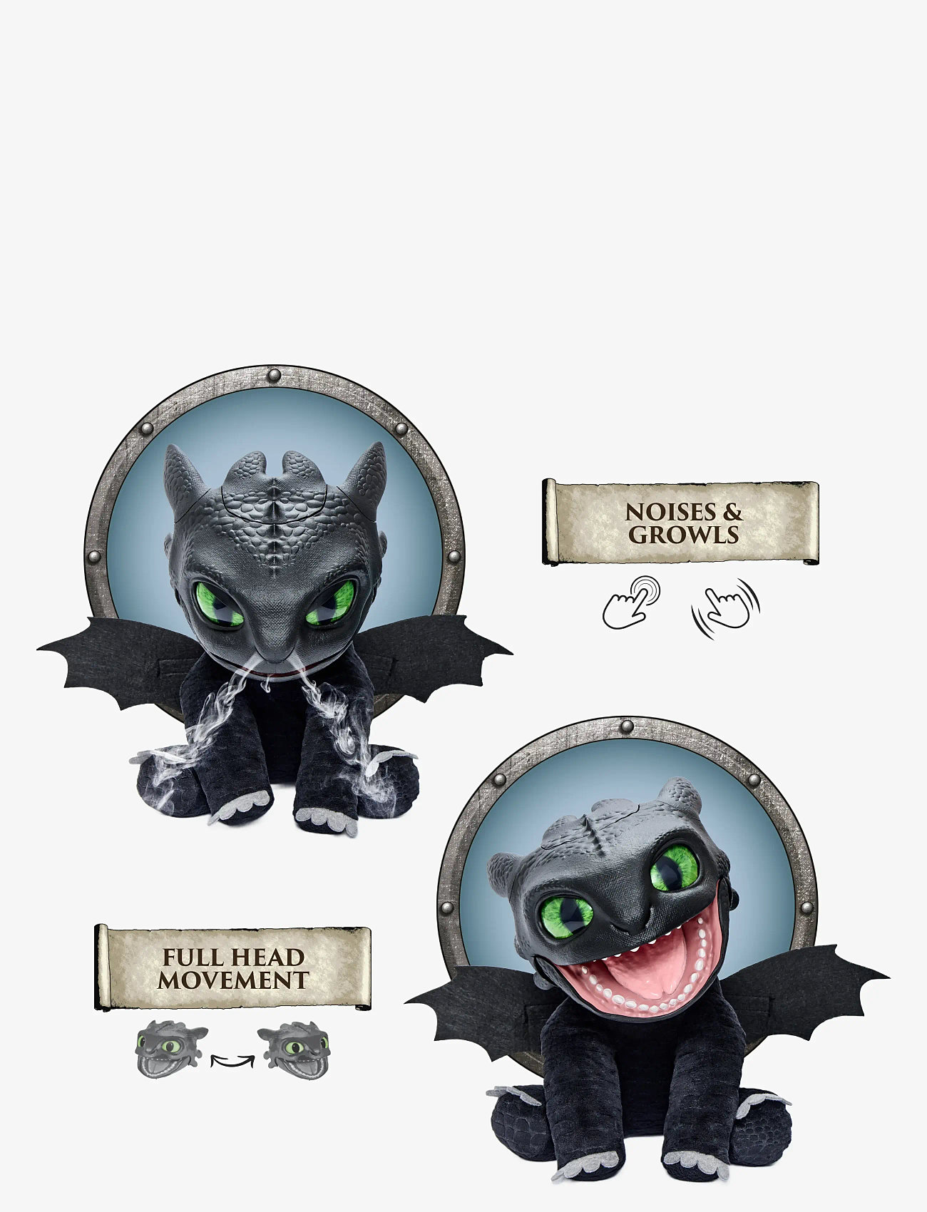 AMO - HTTYD Toothless - movies & fairy tale characters - multicolor - 2