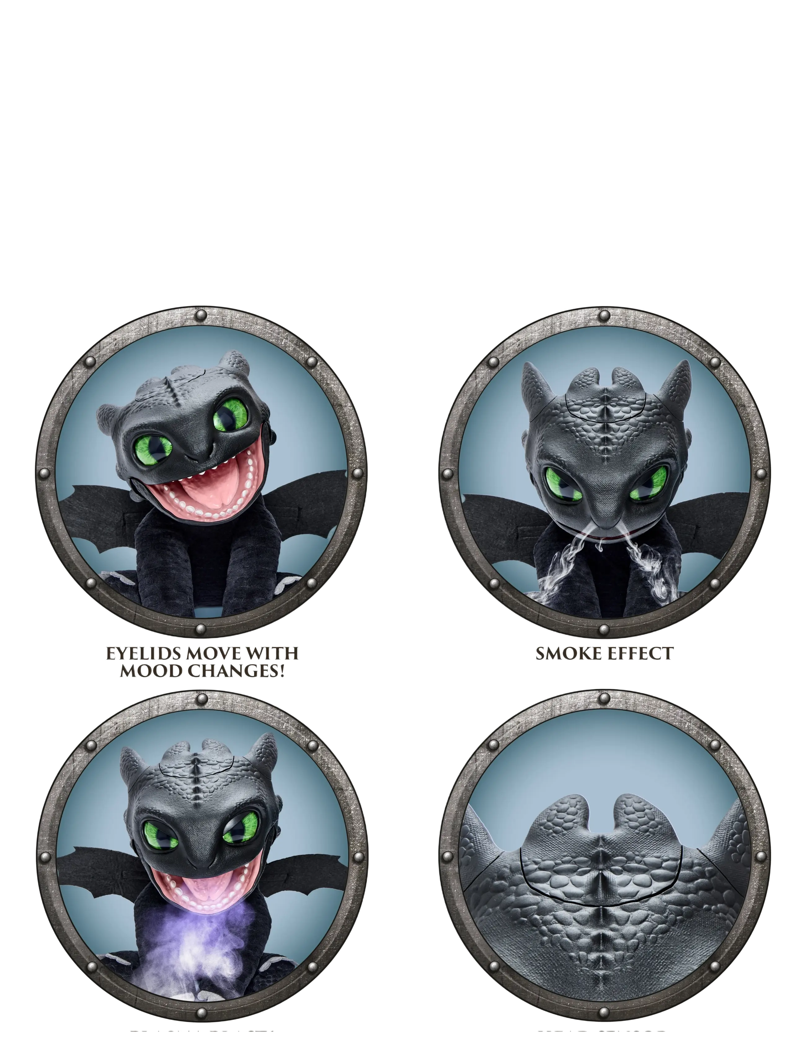 AMO - HTTYD Toothless - film & sagofigurer - multicolor - 3