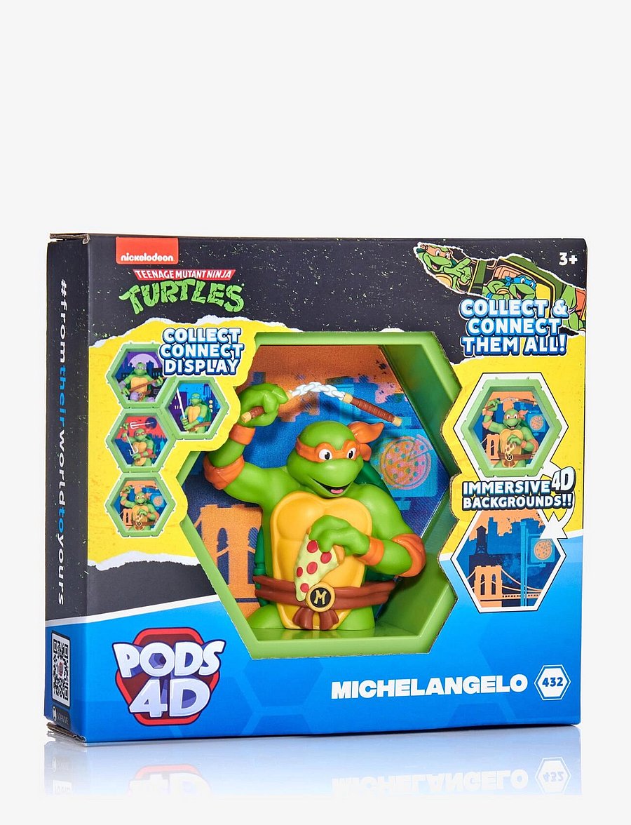 Ninja Turtles - POD 4D Teenage Mutant Turtles Michalangelo - hasarfígúrur - multicolor - 1