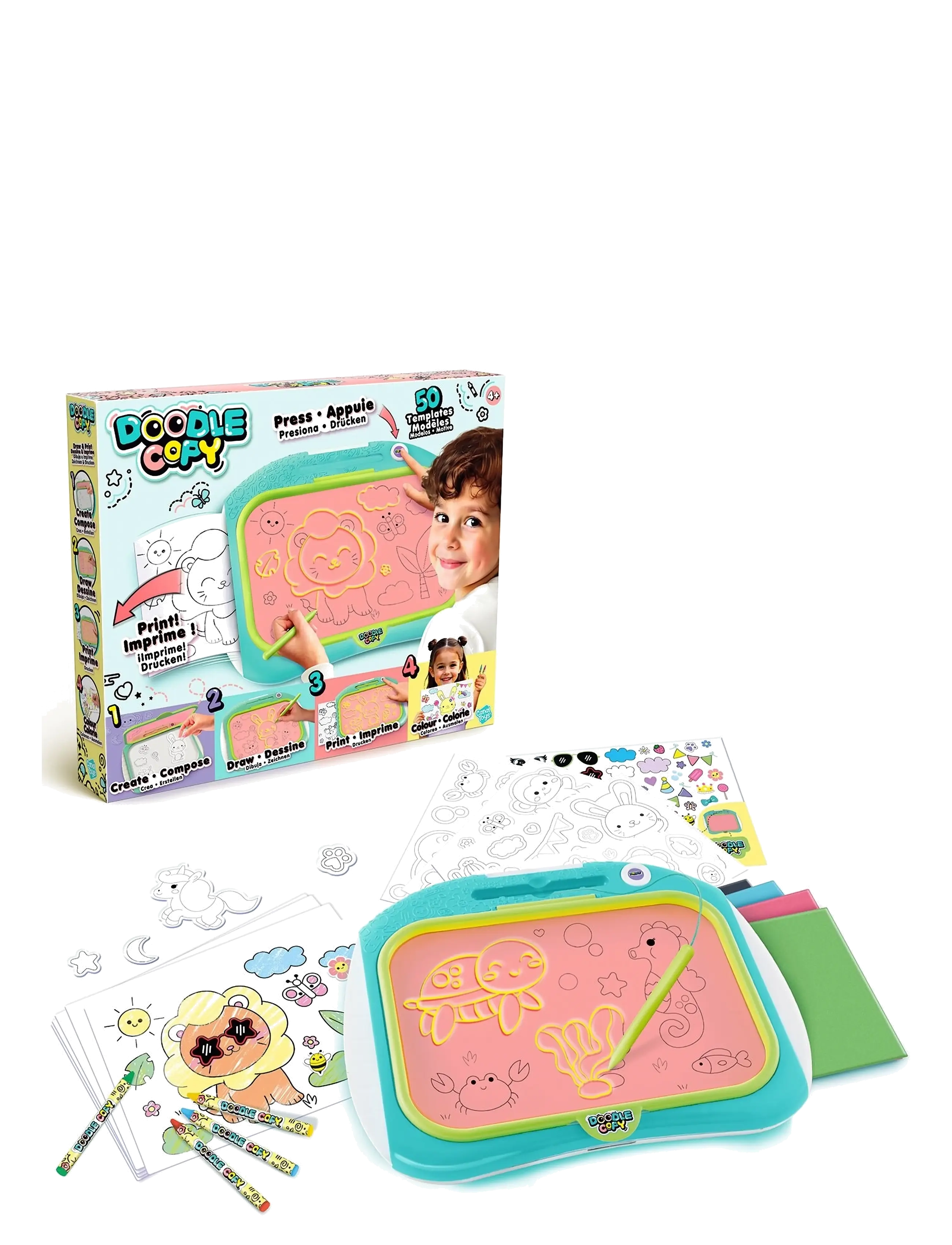 AMO Doodle Copy, Drawing Boards, Koral, Str: ONE SIZE