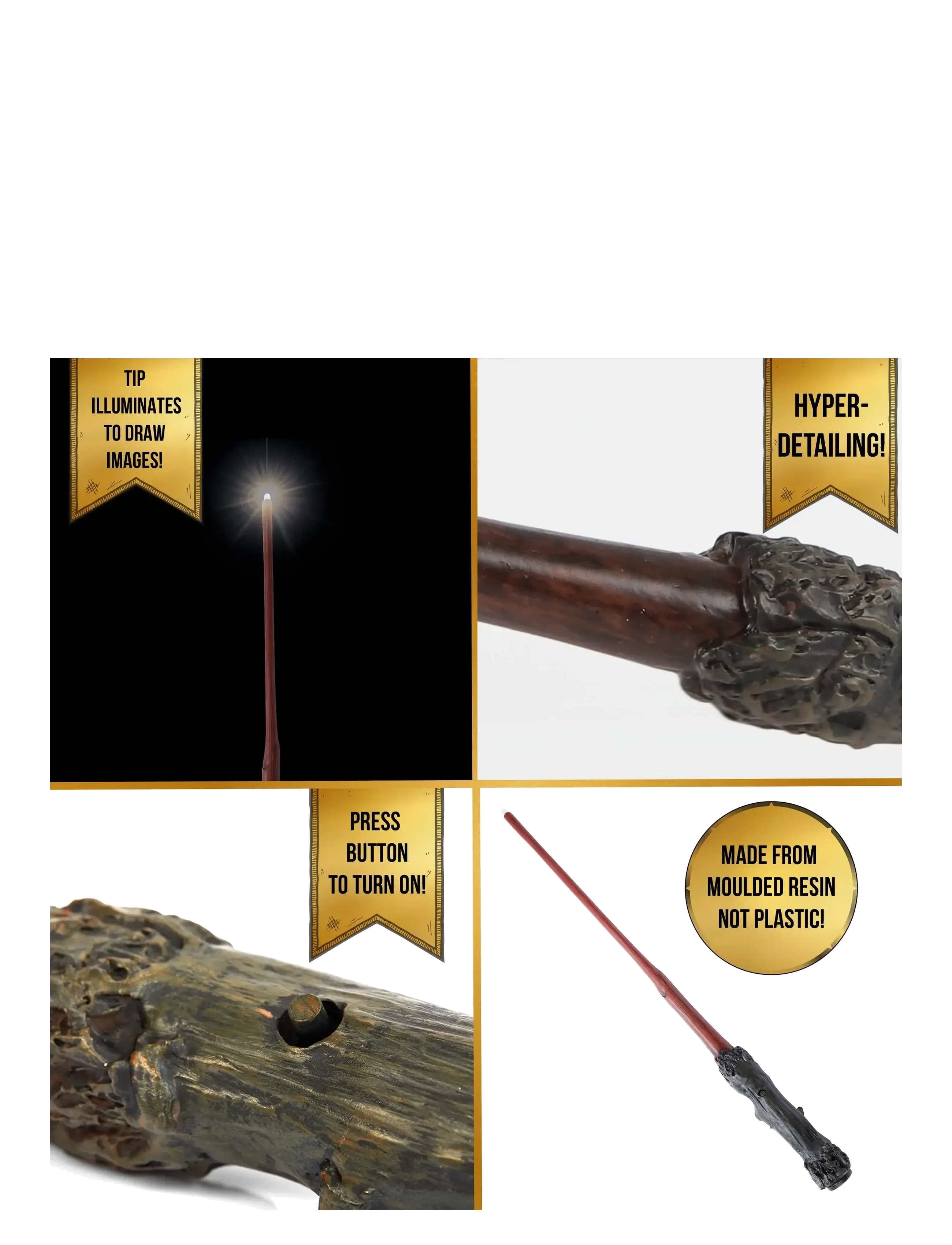 AMO - Harry Potter's Light Painting Wand - kostumetilbehør - multicolor - 1