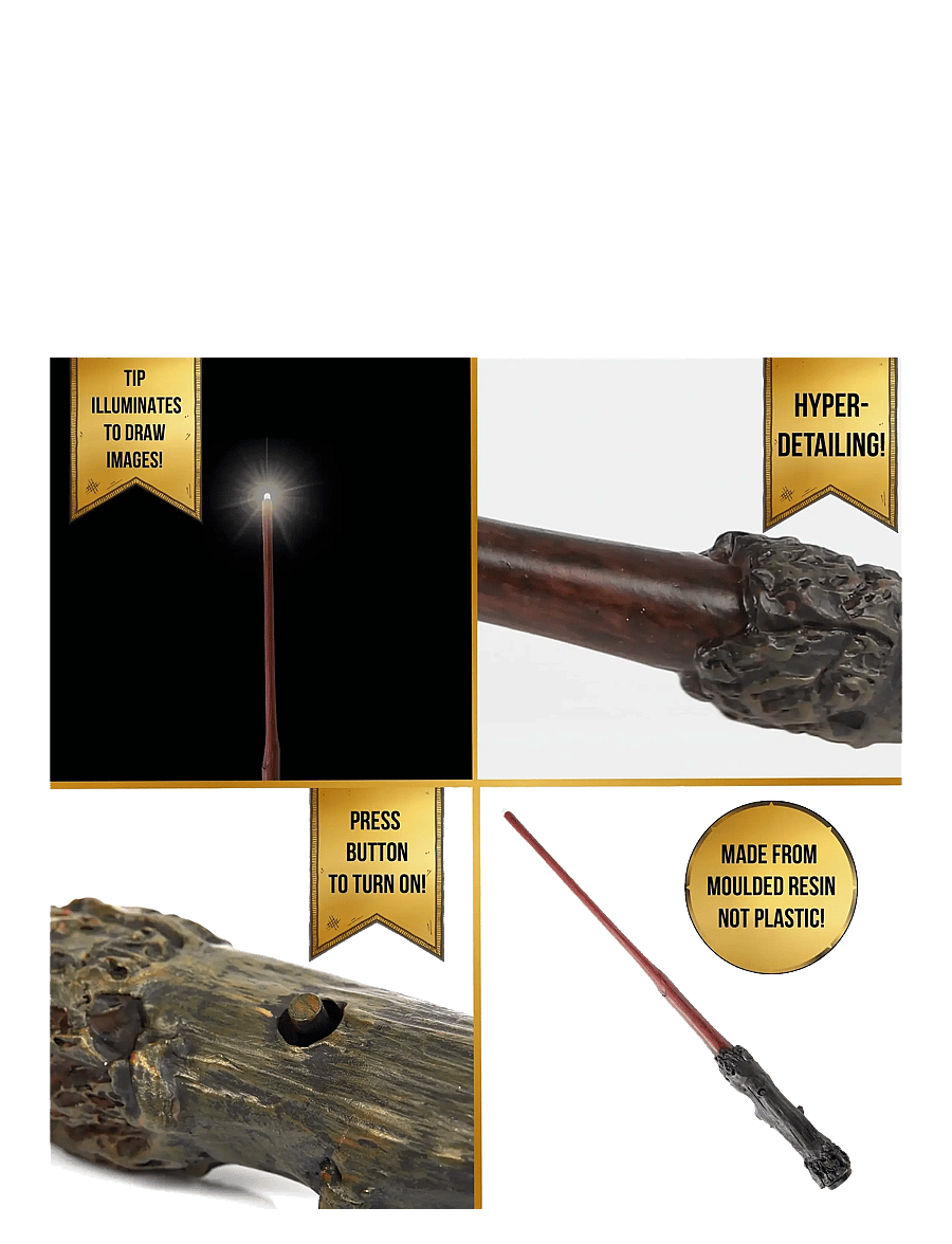 AMO - Harry Potter's Light Painting Wand - kostumetilbehør - multicolor - 1