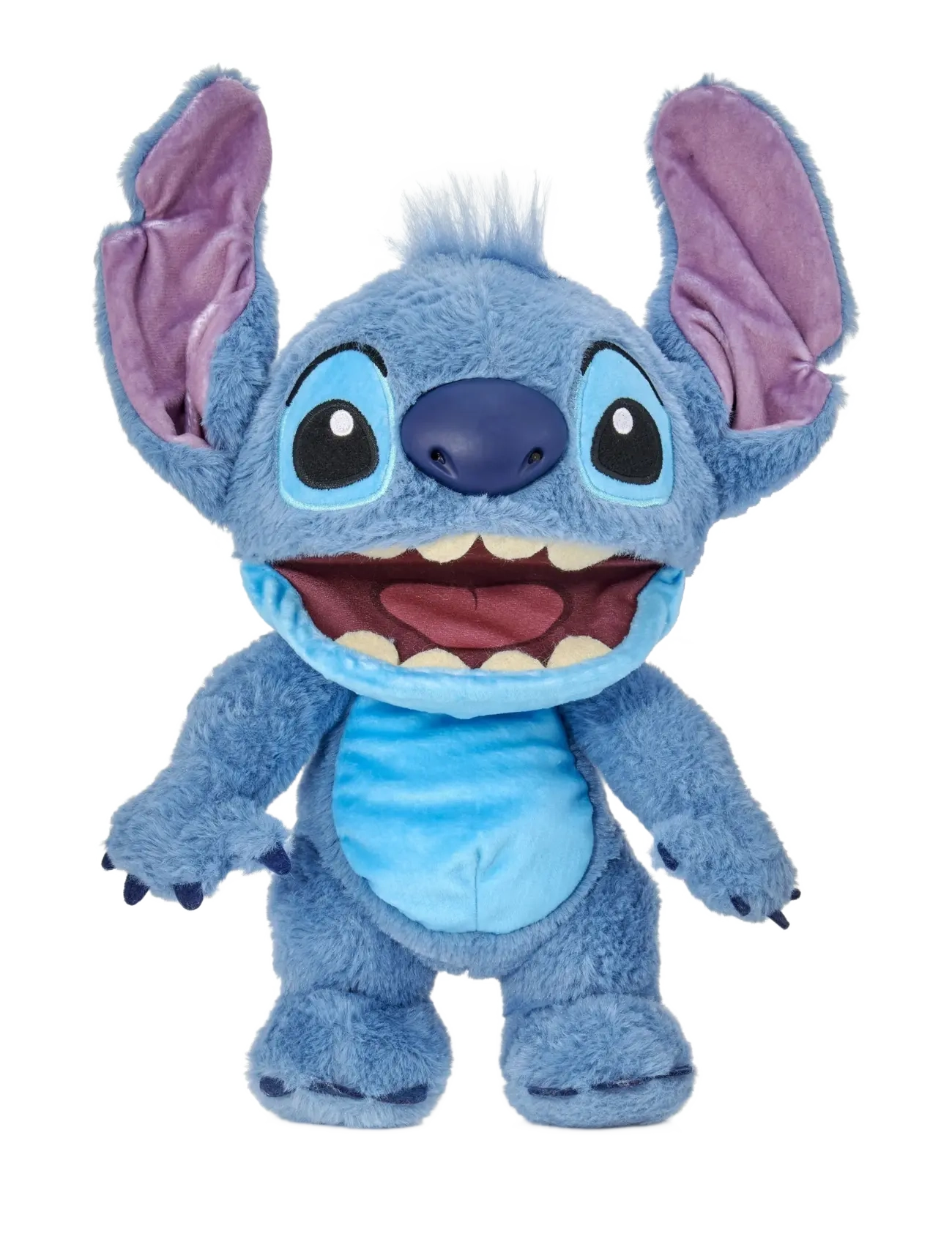 AMO Chatty Disney Stitch Interactive Plush, Børn, Movies & Fairy Tale Characters, Blå, Str: ONE SIZE
