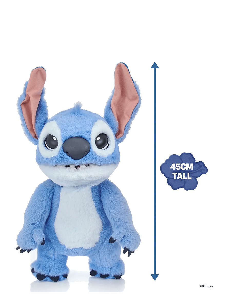 Lilo & Stitch - Real FX Disney Live Action Stitch Puppetronic - tøjdyr - multicolor - 0