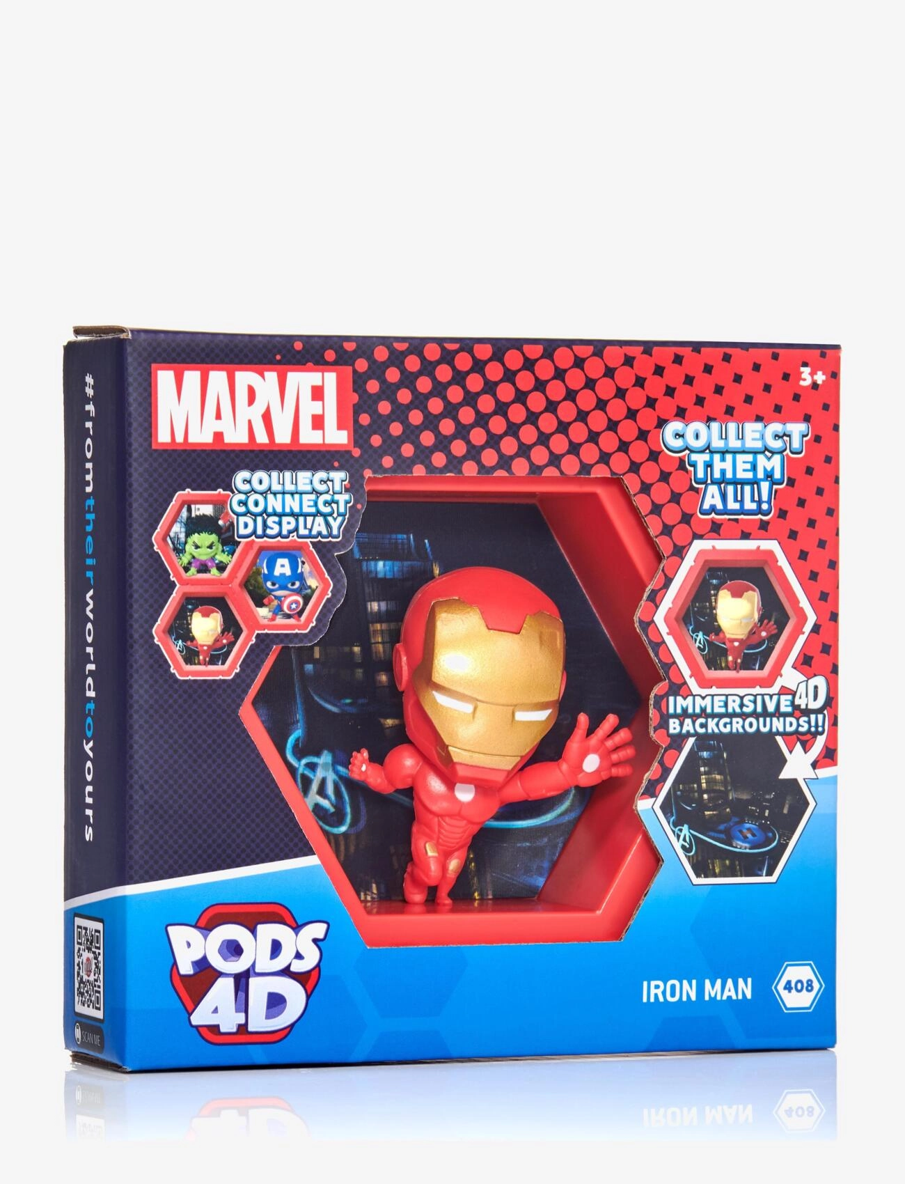 Nano Pod - POD 4D Marvel Ironman - actionfigurer - multicolor - 2