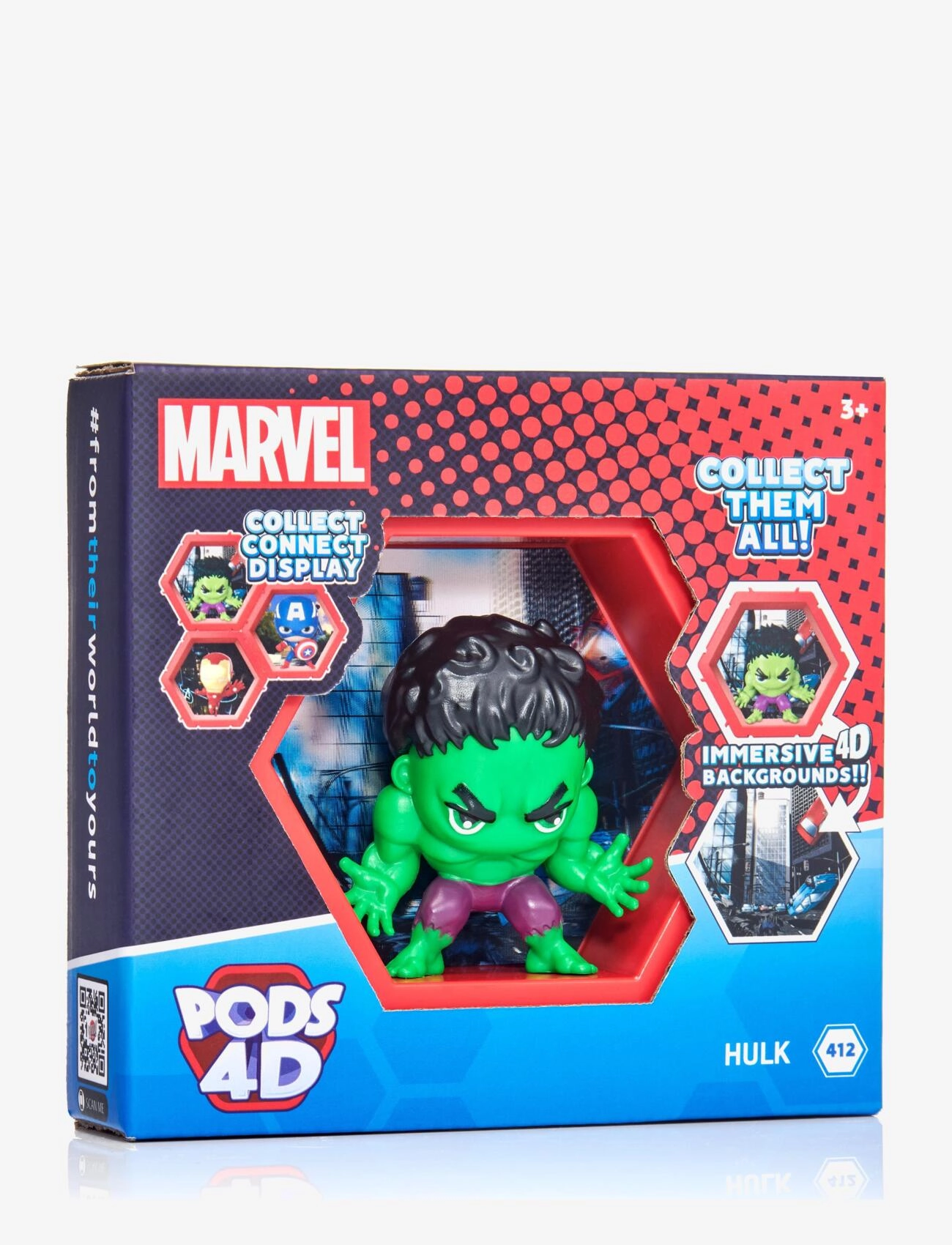 Nano Pod - POD 4D Marvel Hulk - actionfigurer - multicolor - 2