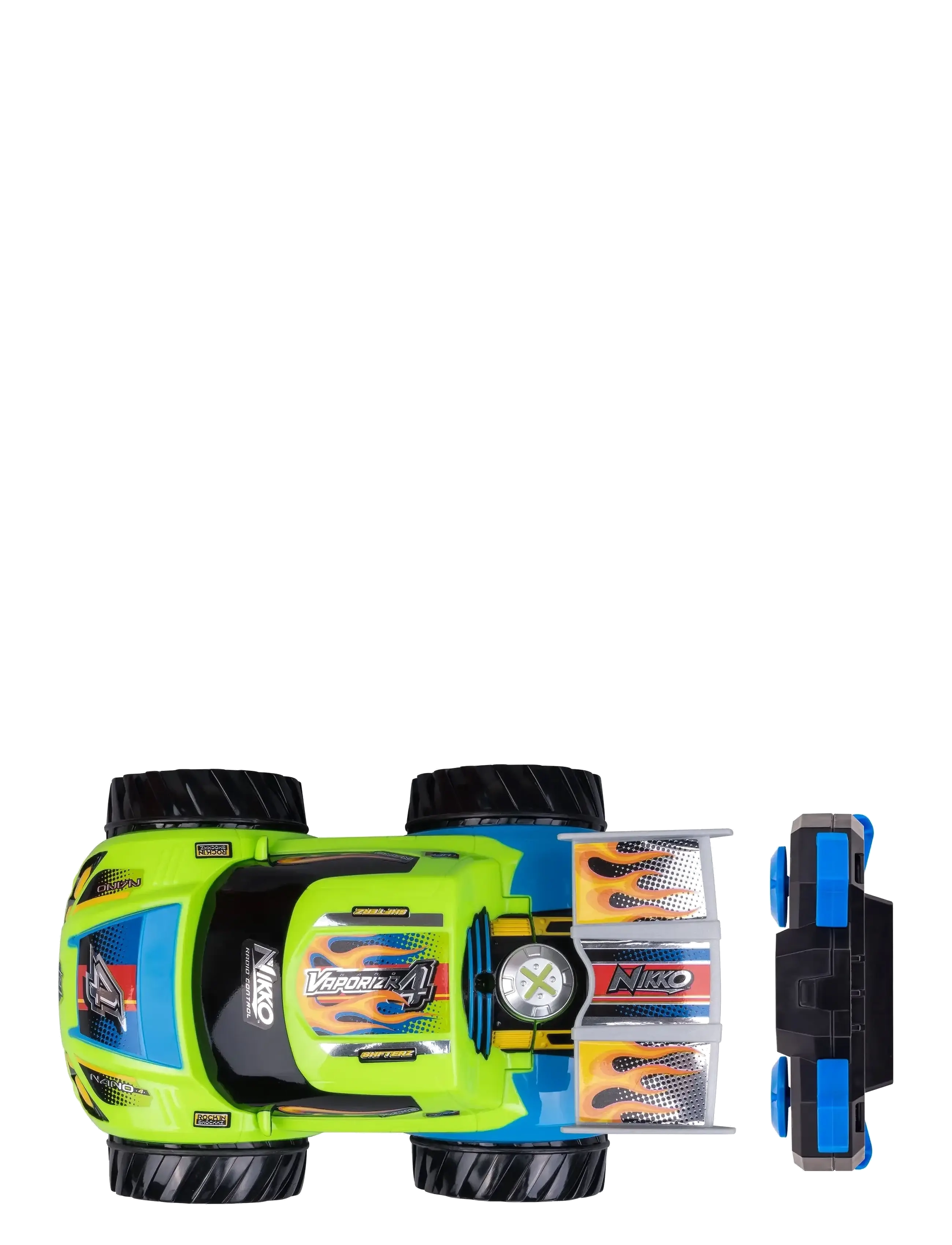 AMO - NIKKO Nano VaporizR Amphibious Land Water Snow  4x4 20 cm - fjernstyret legetøj - multicolor - 5