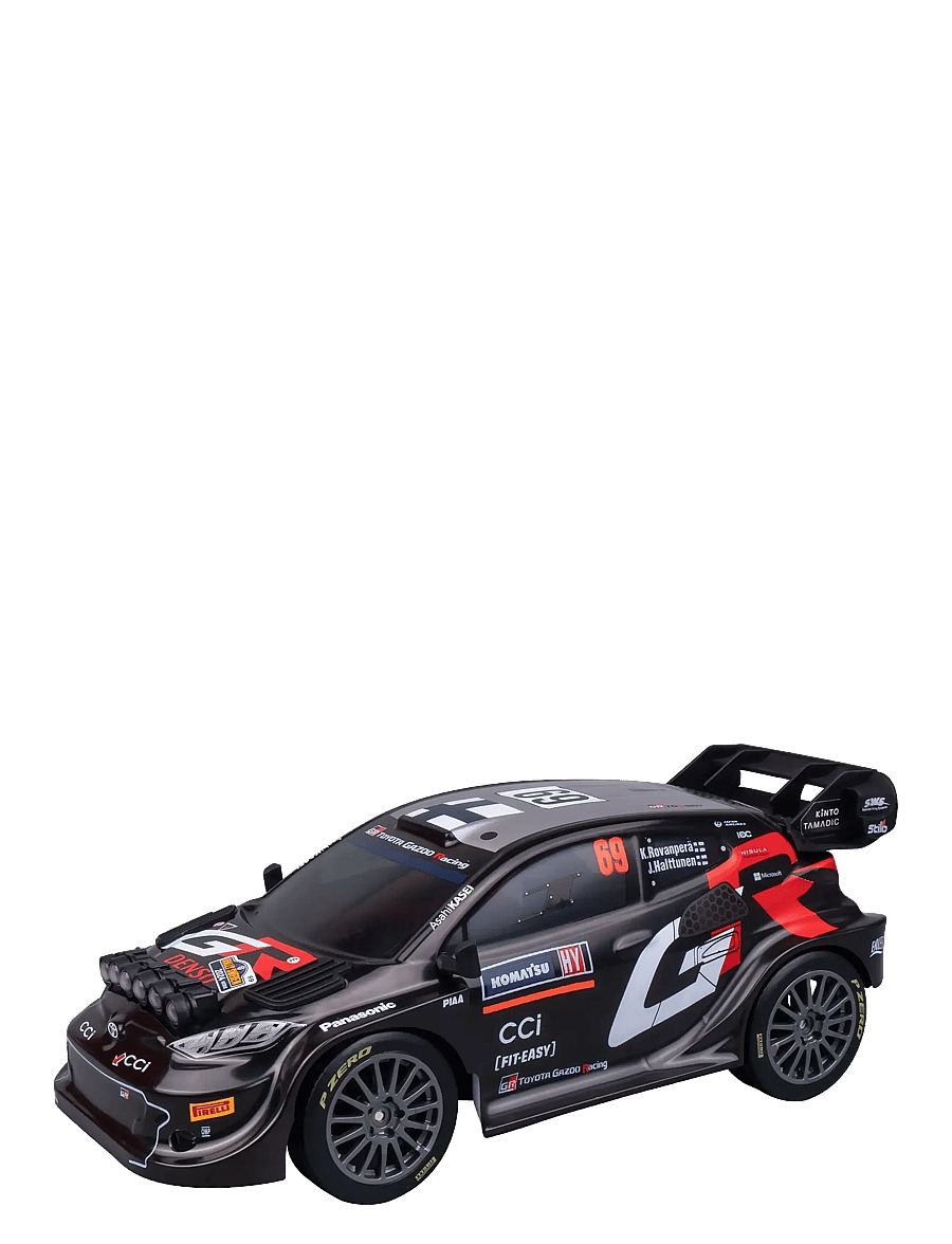 AMO - NIKKO Toyota Gazoo Racing Rovanperä Sweden Rally 2024 1:18th - fjarstýrð leikföng - multicolor - 3