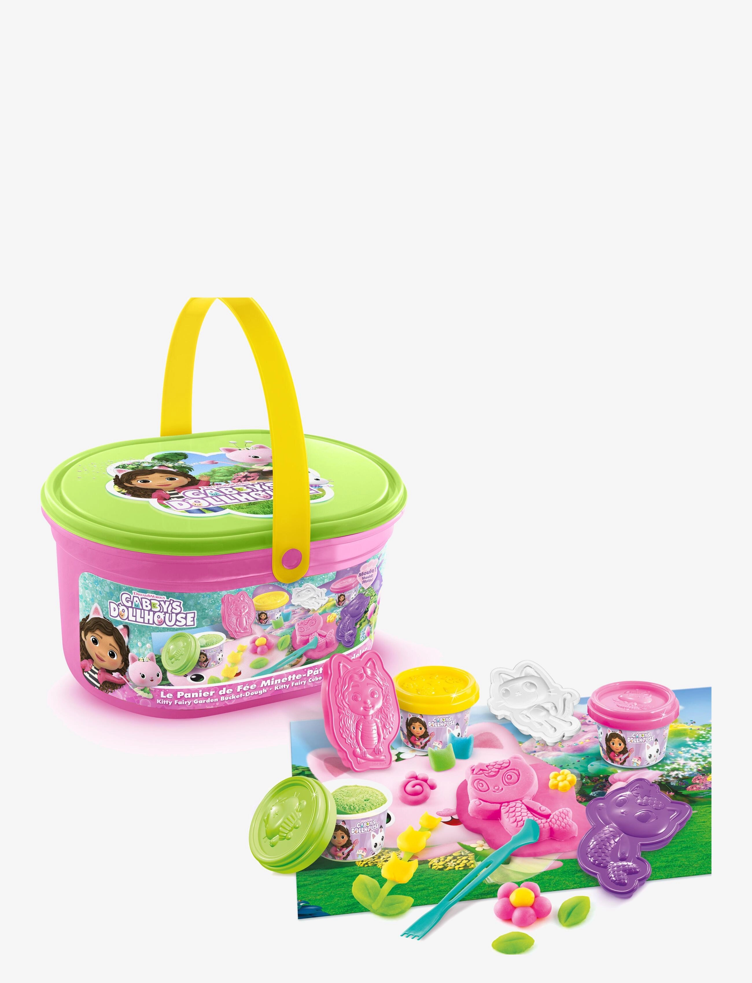 Gabby's Dollhouse Kitty Fairy Garden Bucket, Børn, Play Dough, Multi/mønstret, Str: ONE SIZE