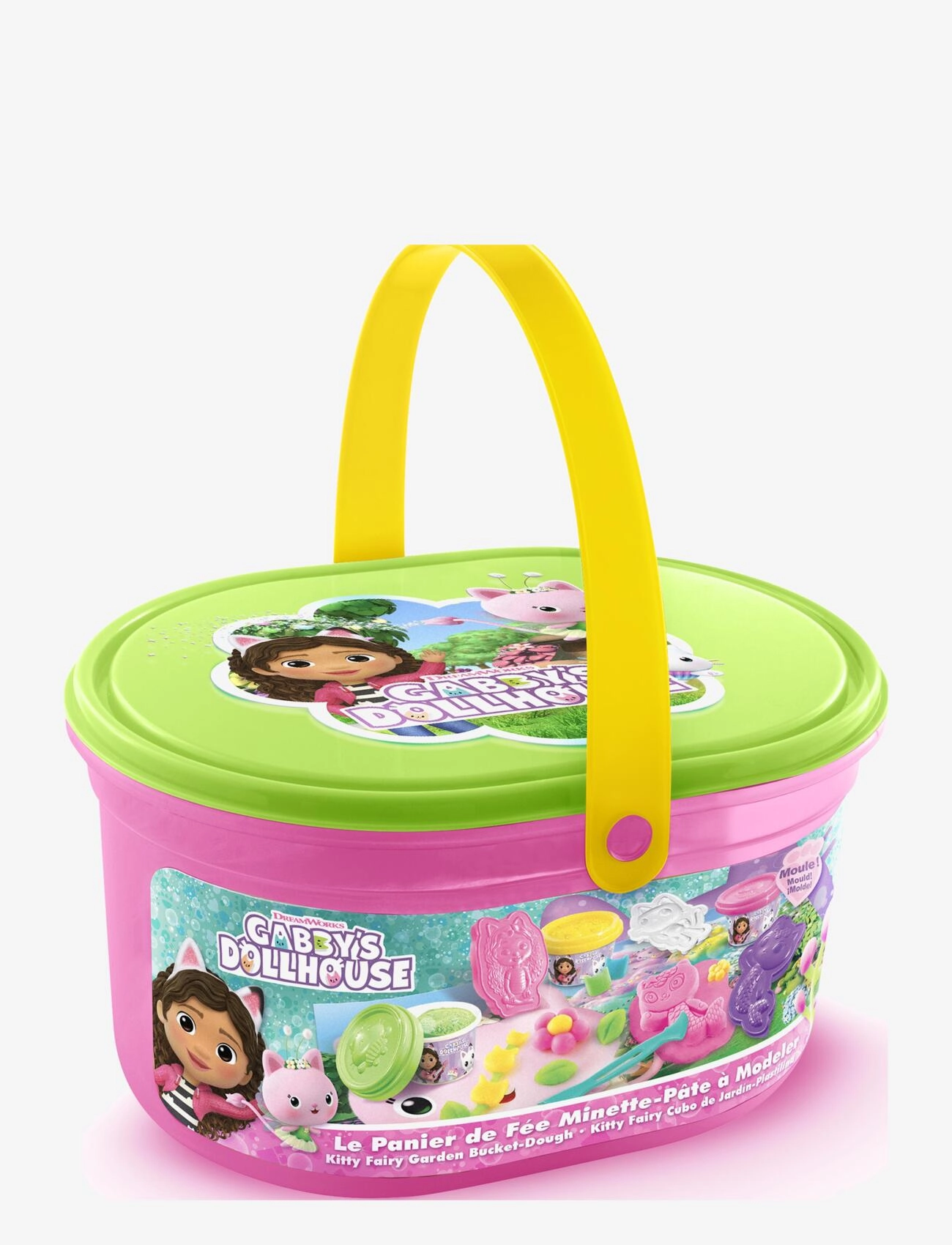 Gabby's Dollhouse - Gabby's Dollhouse Kitty Fairy Garden Bucket - modellervoks - multicolor - 2