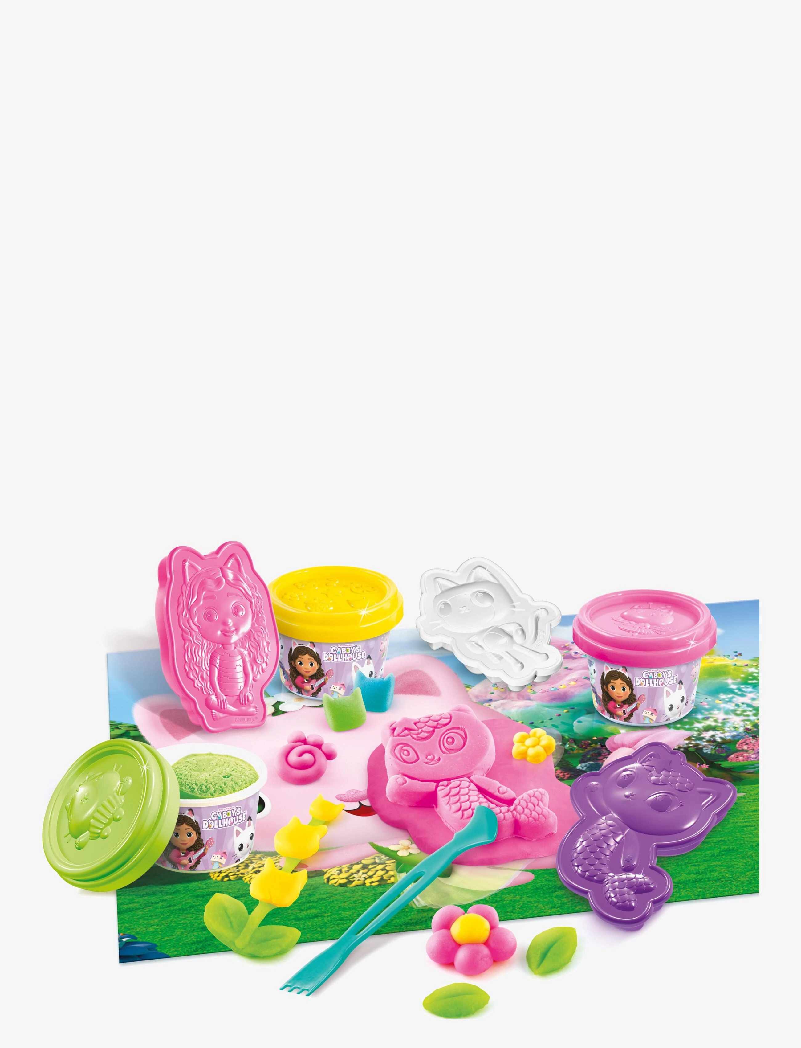 Gabby's Dollhouse - Gabby's Dollhouse Kitty Fairy Garden Bucket - modellervoks - multicolor - 5