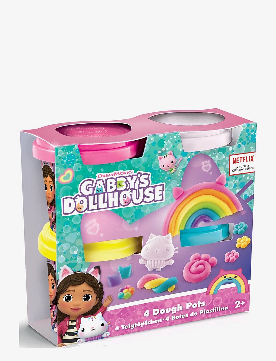 Gabby dockskåp - GABBY'S DOLLHOUSE Dough 4-Pack - leklera - multicolor - 3