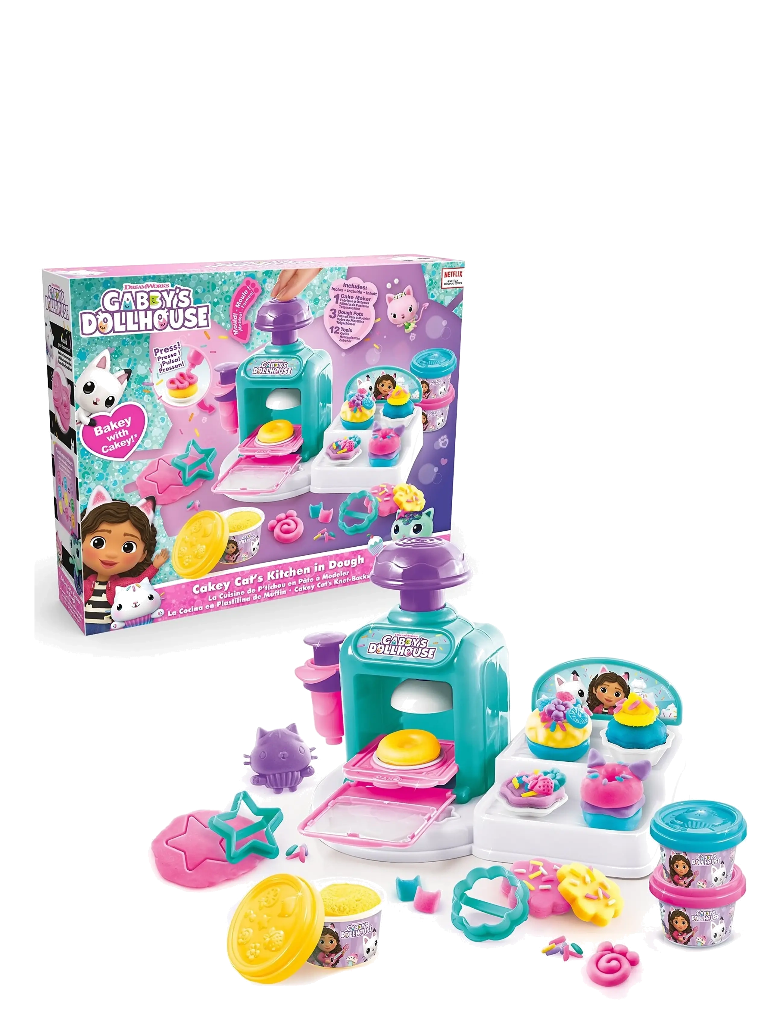 AMO GABBY'S DOLLHOUSE Kitchen Kit - Hobbyartikler - MULTICOLOR / multi