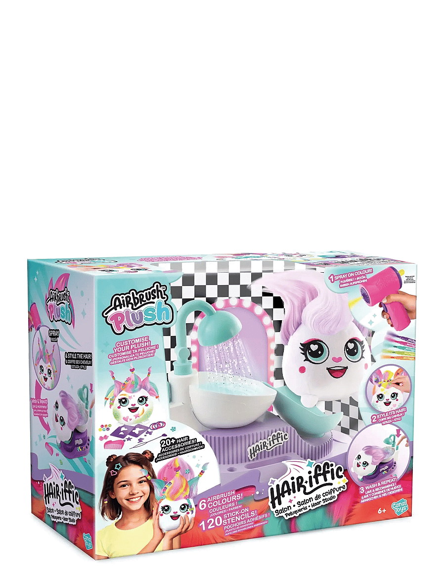 AMO - AIRBRUSH PLUSH Hair-iffic Hair Style Salon - greiðsluhaus - multicolor - 1