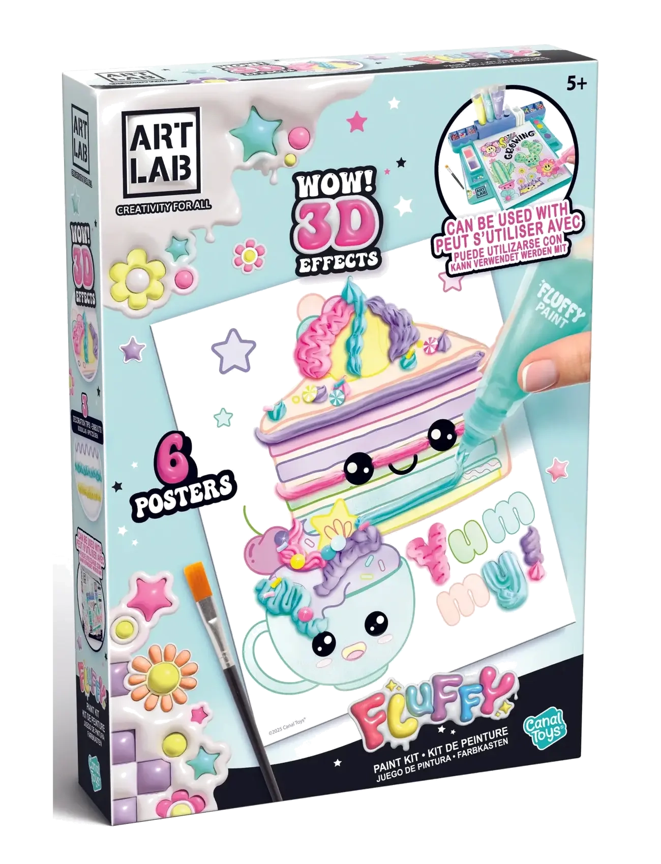 AMO - ART LAB Fluffy Paint Studio - multicolor - 2