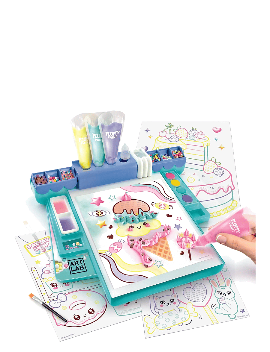 AMO - ART LAB Fluffy Paint Studio - pysselset - multicolor - 3