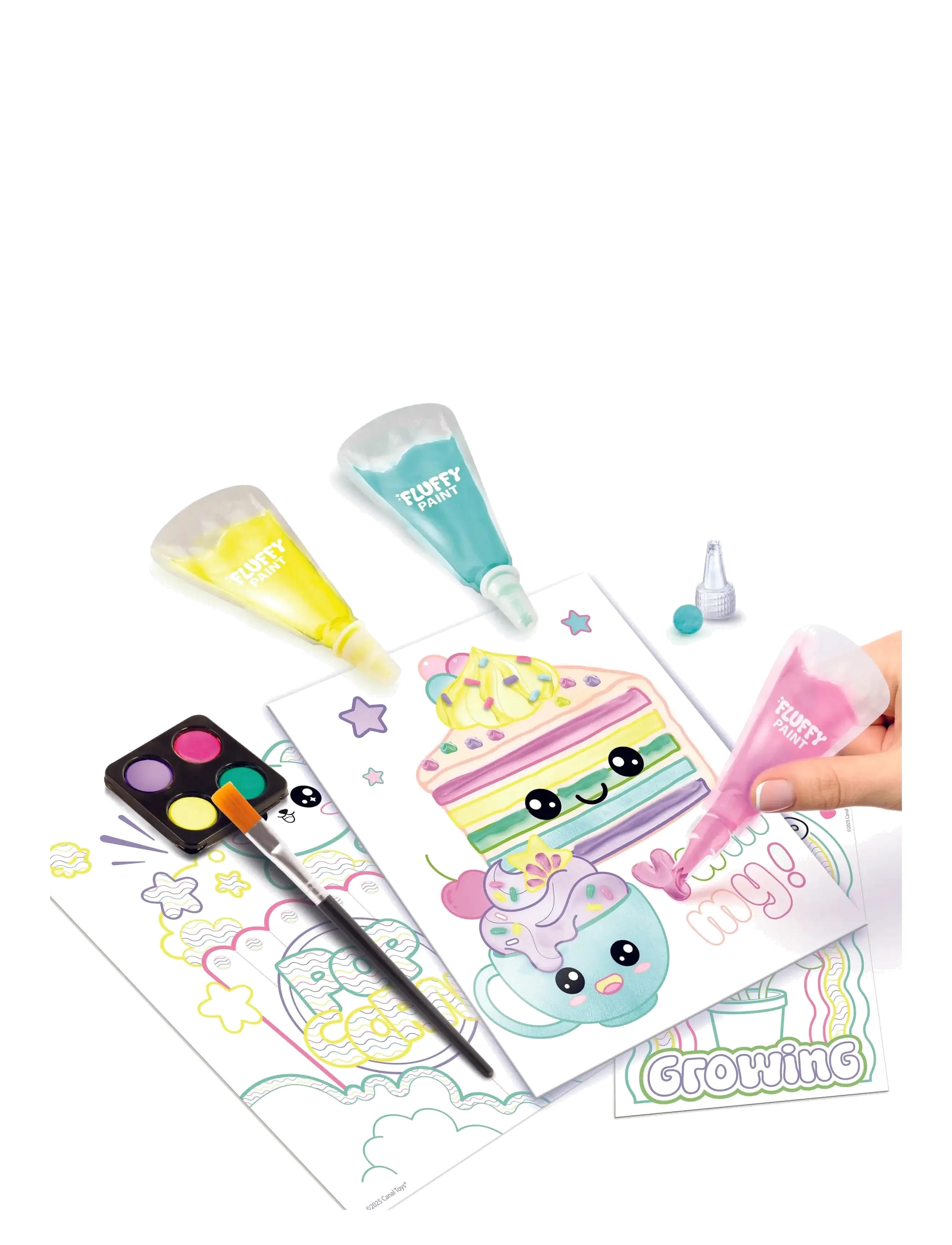 AMO - ART LAB Fluffy Paint Kit - multicolor - 2