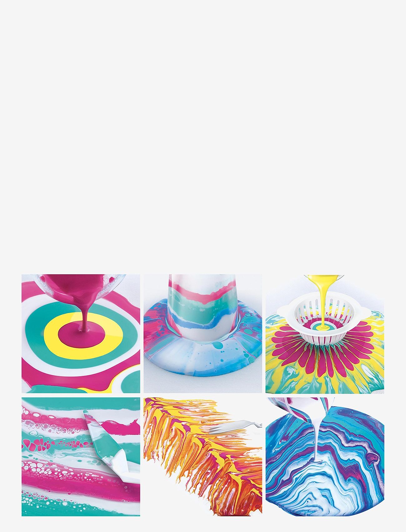 AMO - ART LAB Pouring Art Studio - kreasæt - multicolor - 3